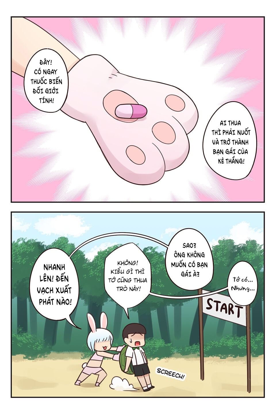 Đọc truyện hentai Những Câu Chuyện Cổ Tích - Chap 2. Rùa và Thỏ