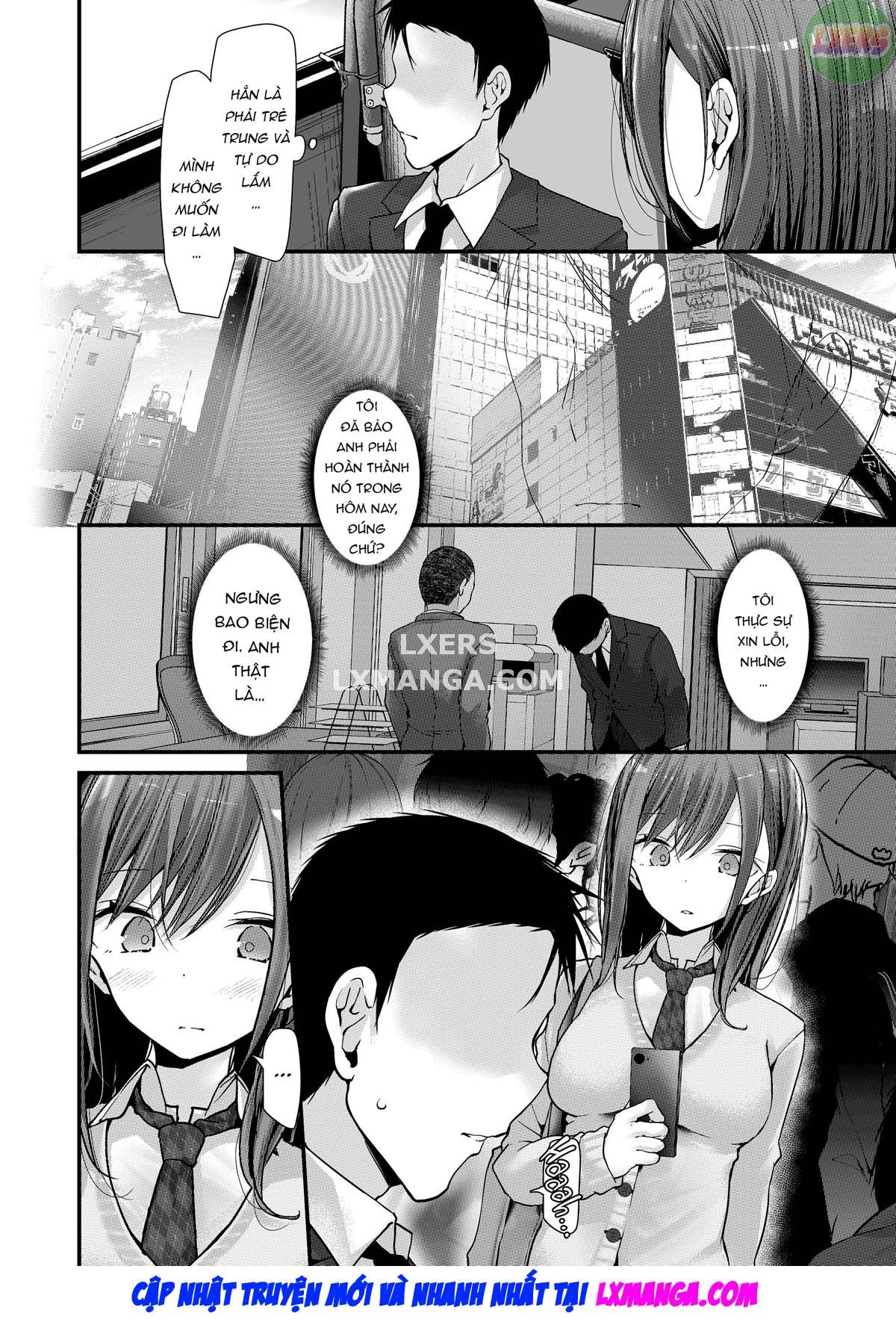 Đọc truyện hentai Dirty Deeds on the Way to Work - Chap 4