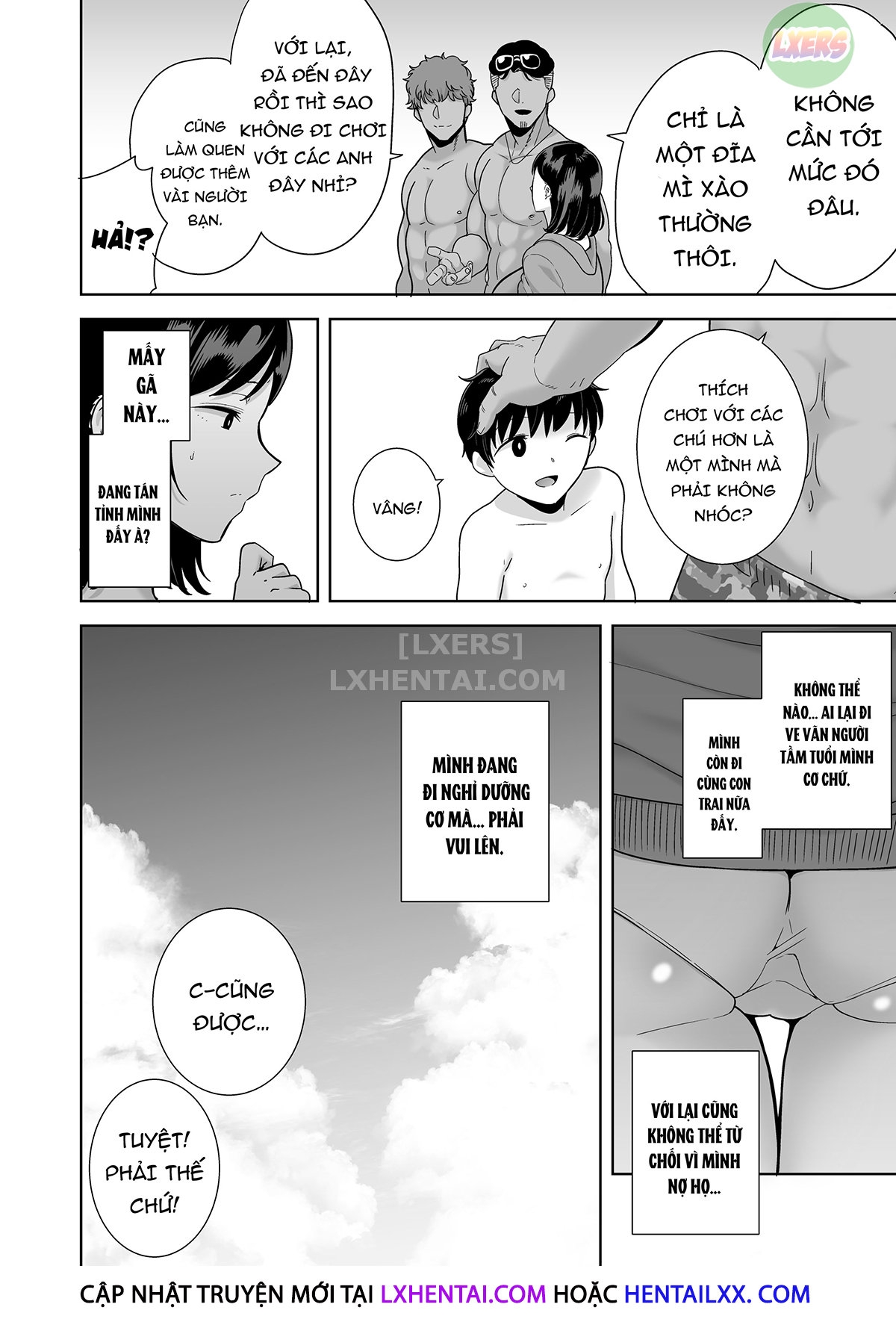 Đọc truyện hentai Natsuzuma ~Natsu, Ryokan, Nanpa Otoko-Tachi Ni Ochita Tsuma~ - Chap 1 - Không che