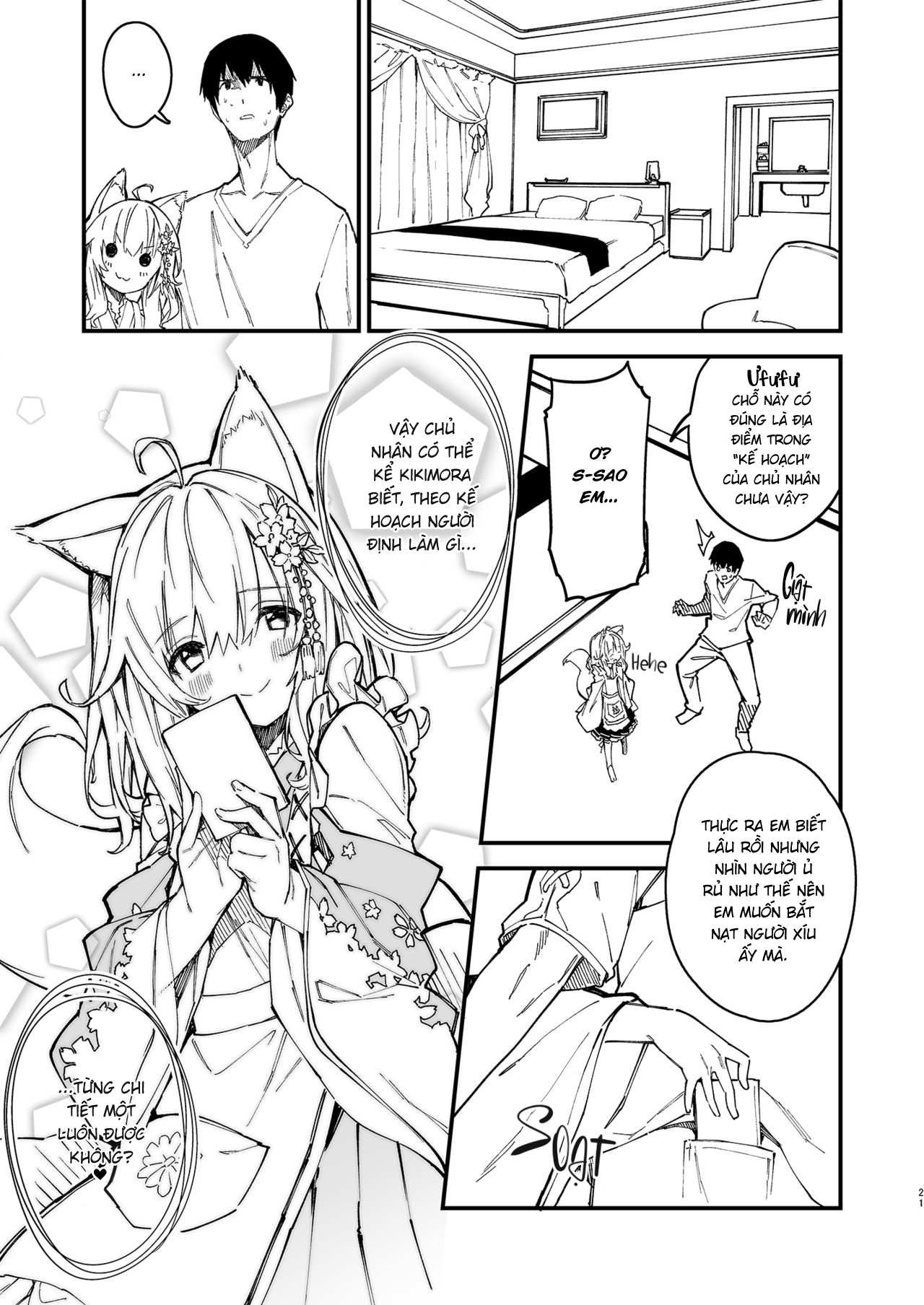 Đọc truyện hentai Sống Cùng Nàng Tai Thú - Chương 2