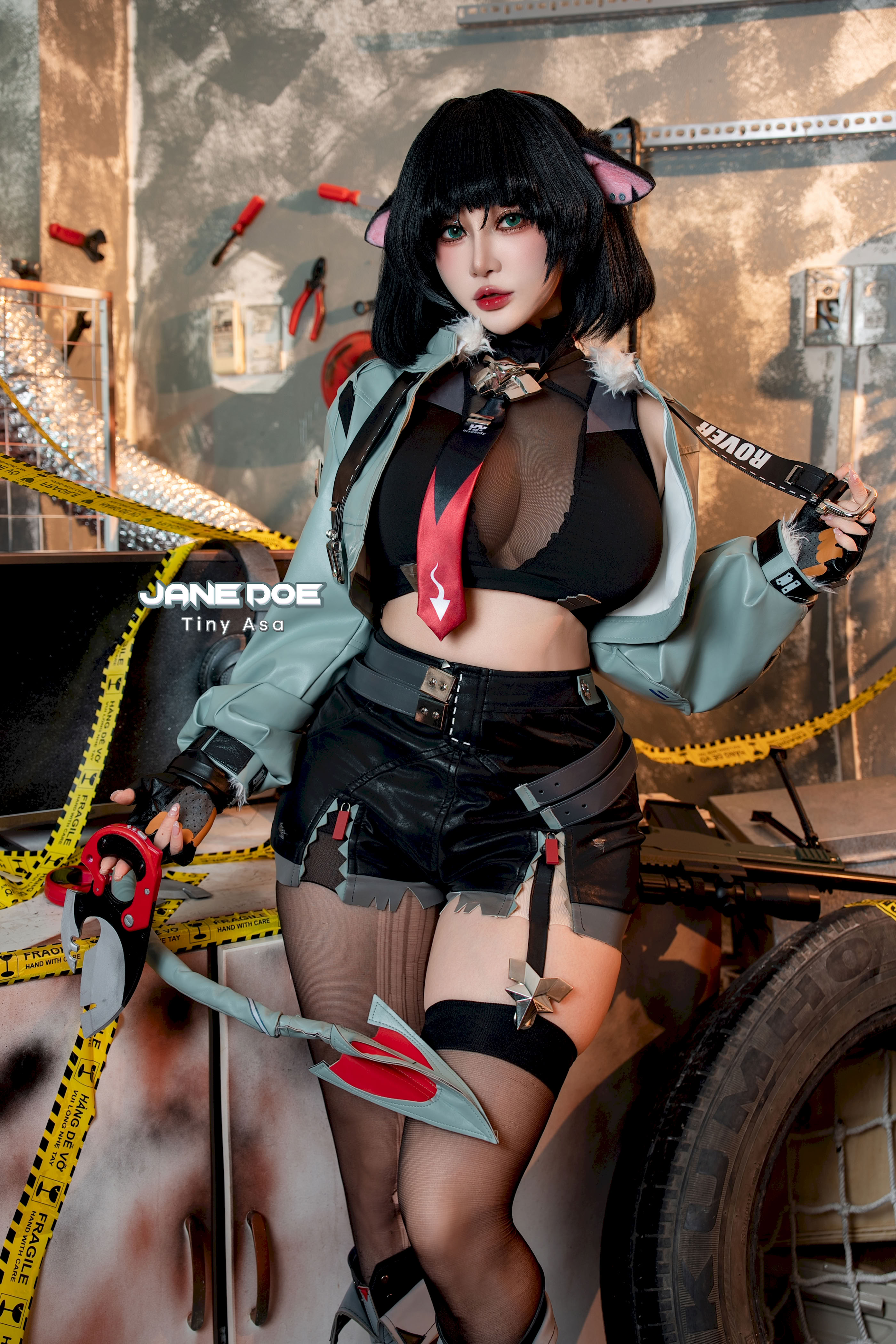 Đọc truyện hentai Tuyển tập Albums siêu phẩm Cosplay - Chap 1407 - Tiny Asa - Jane Doe (Zenless Zone Zero)