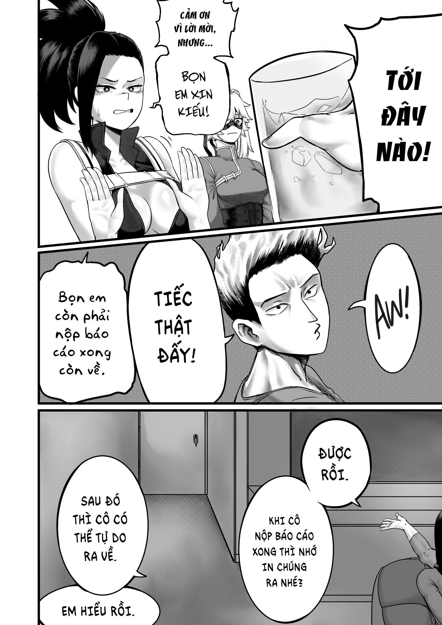 Đọc truyện hentai Thực tập sinh anh hùng của tôi - Màn 1: Đạo tàn bụ