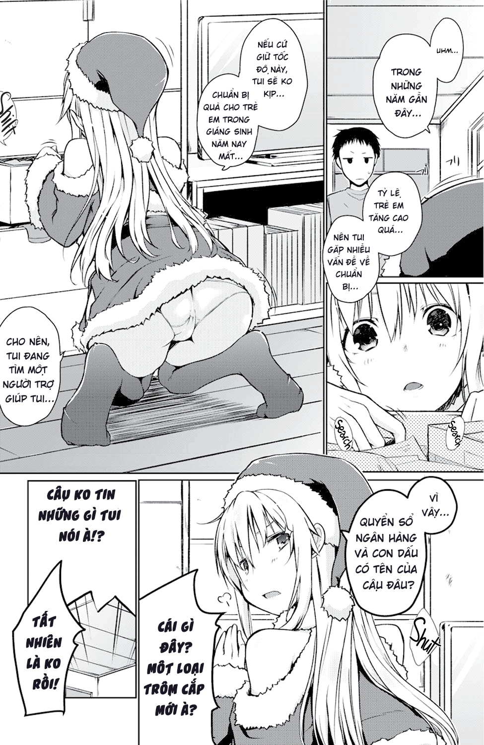 Đọc truyện hentai Bạn Có Muốn Giúp Đỡ Santa Không? - Oneshot