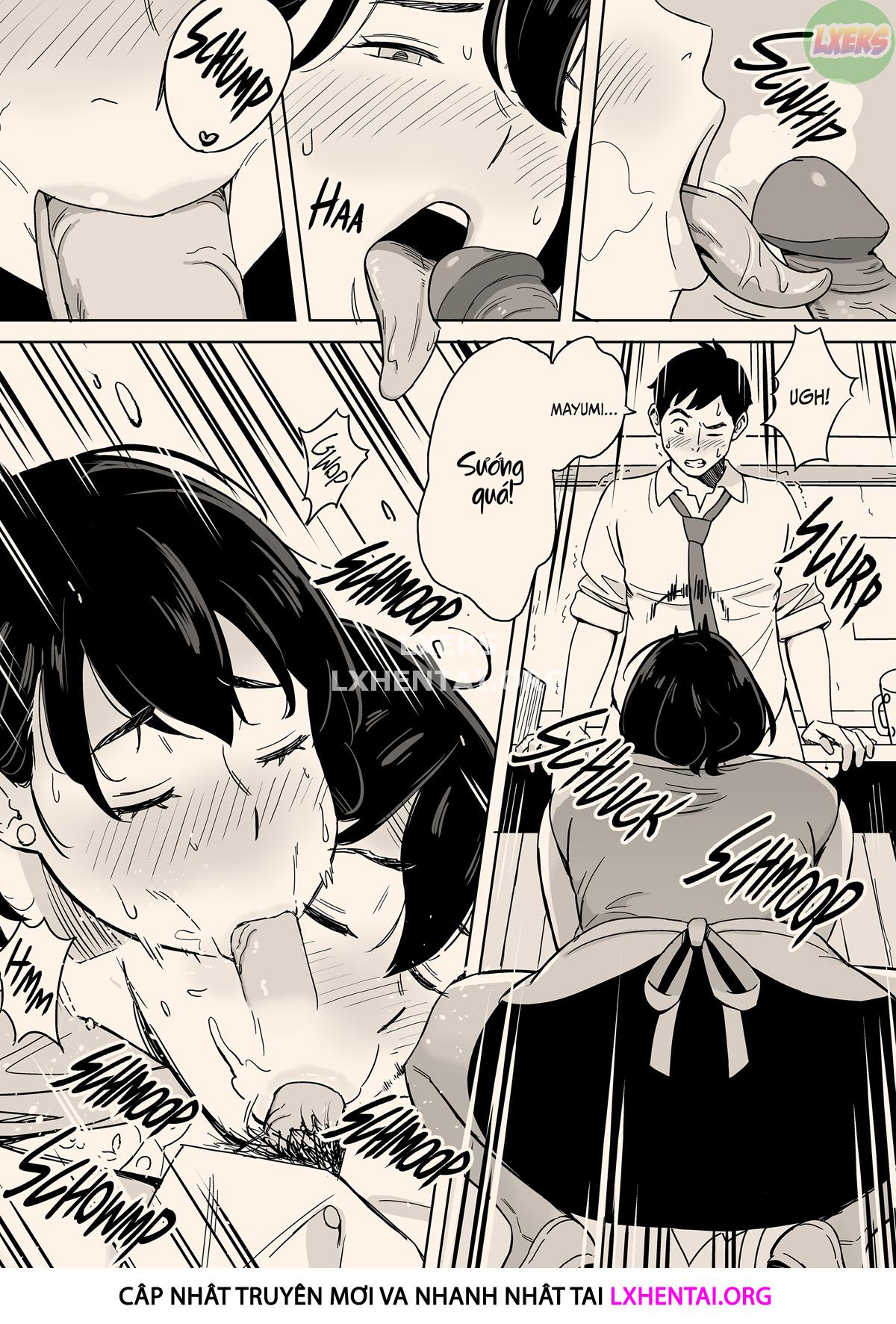 Đọc truyện hentai Karada Mo Oishii Shokudou No Keitai Houman Zuma - Oneshot