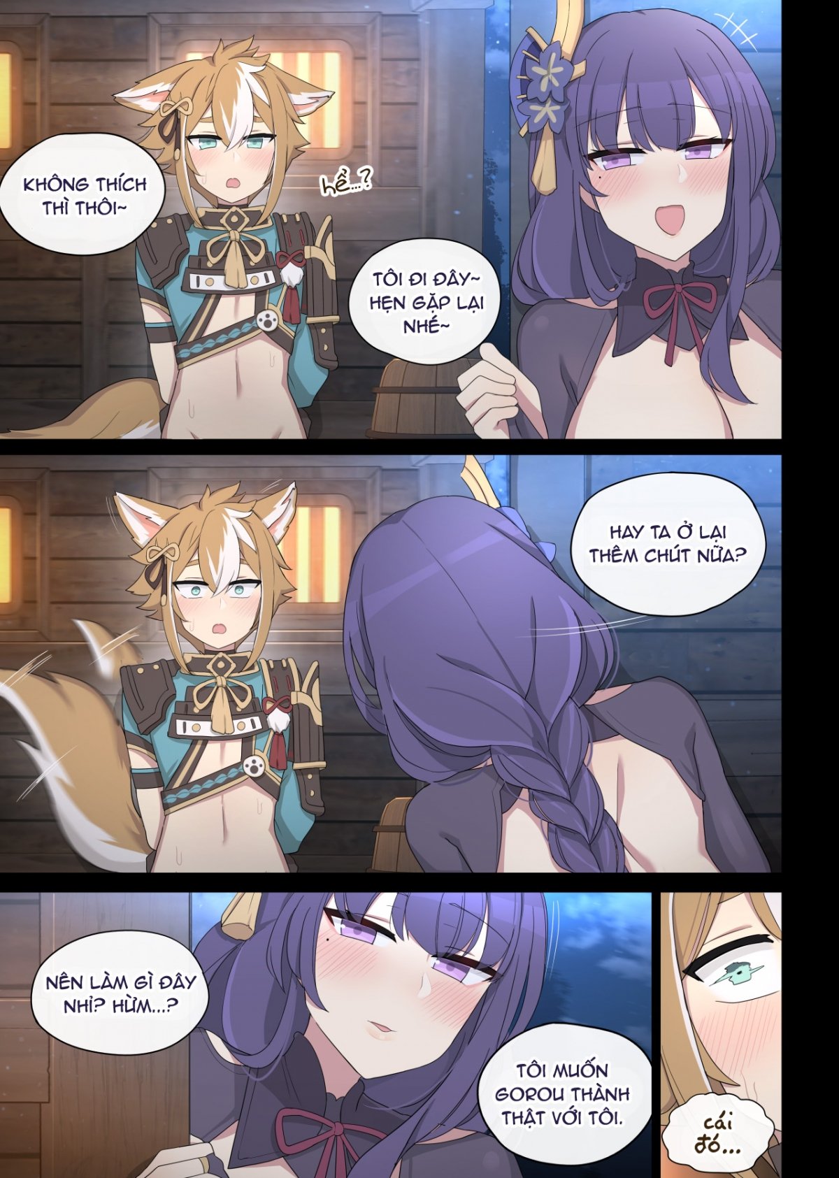 Đọc truyện hentai Raiden & Gorou - Sneak 100