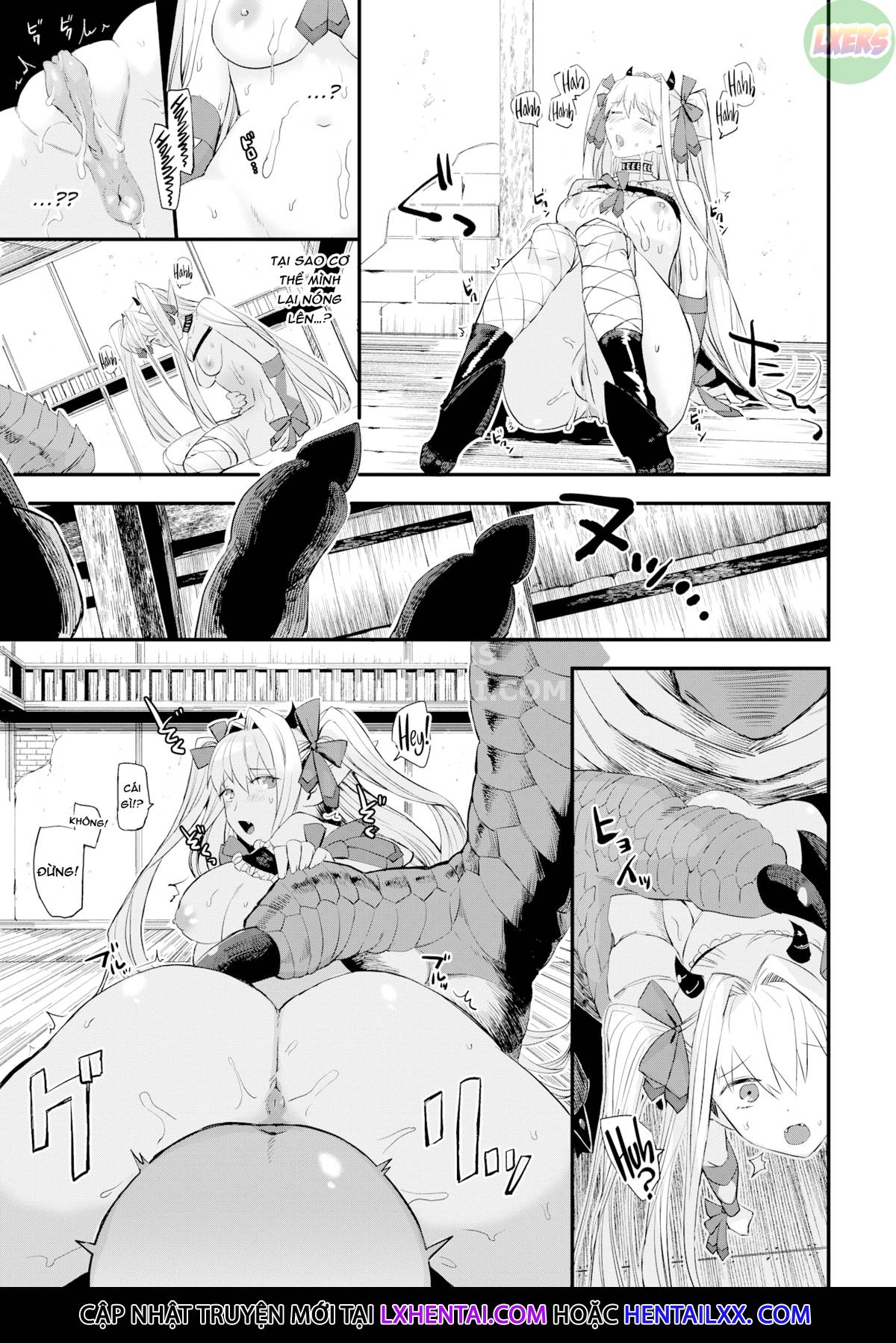 Đọc truyện hentai Con gái của Quỷ vương thật tham lam - Oneshot