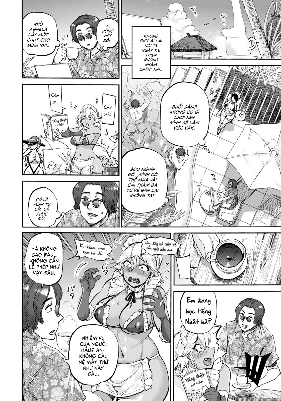 Đọc truyện hentai Aishela Và Cây Đèn Cổ - Oneshot