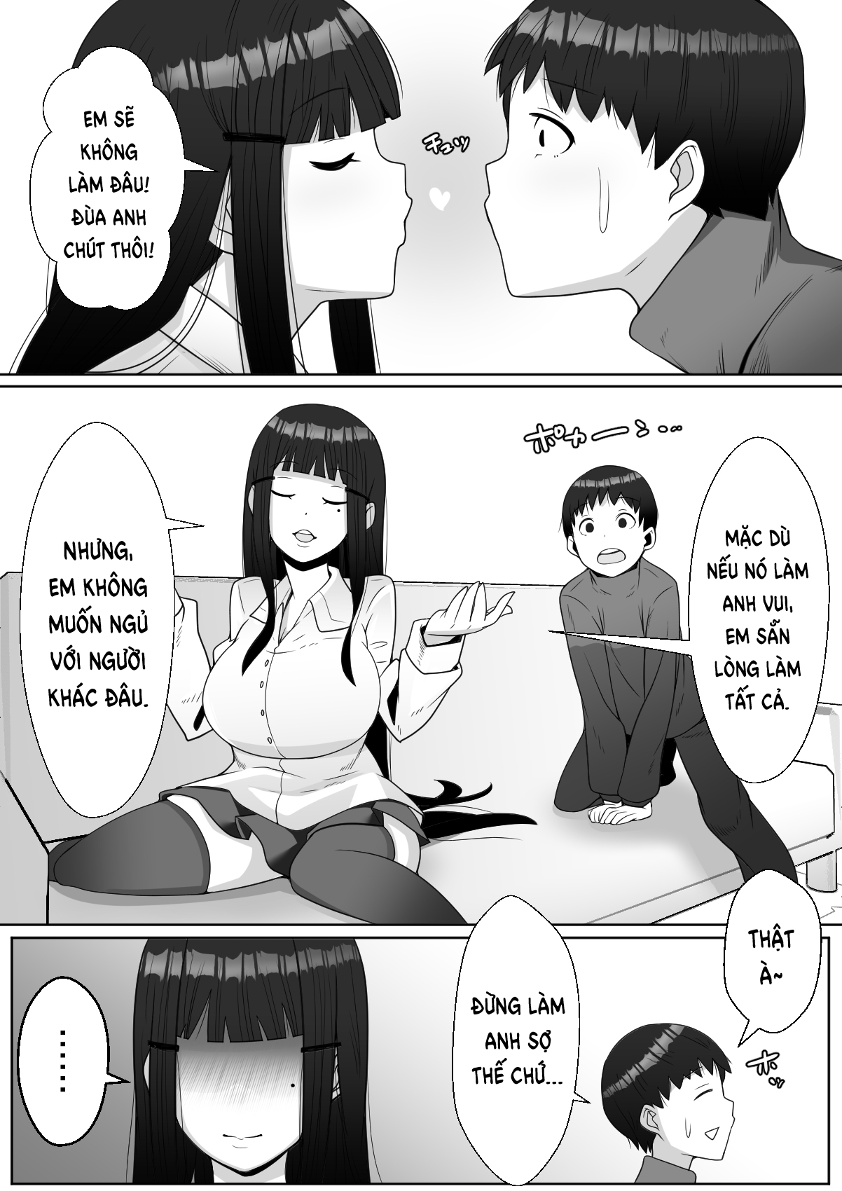 Đọc truyện hentai Hai! Kareshi-kun ni Hitokoto! - Oneshot