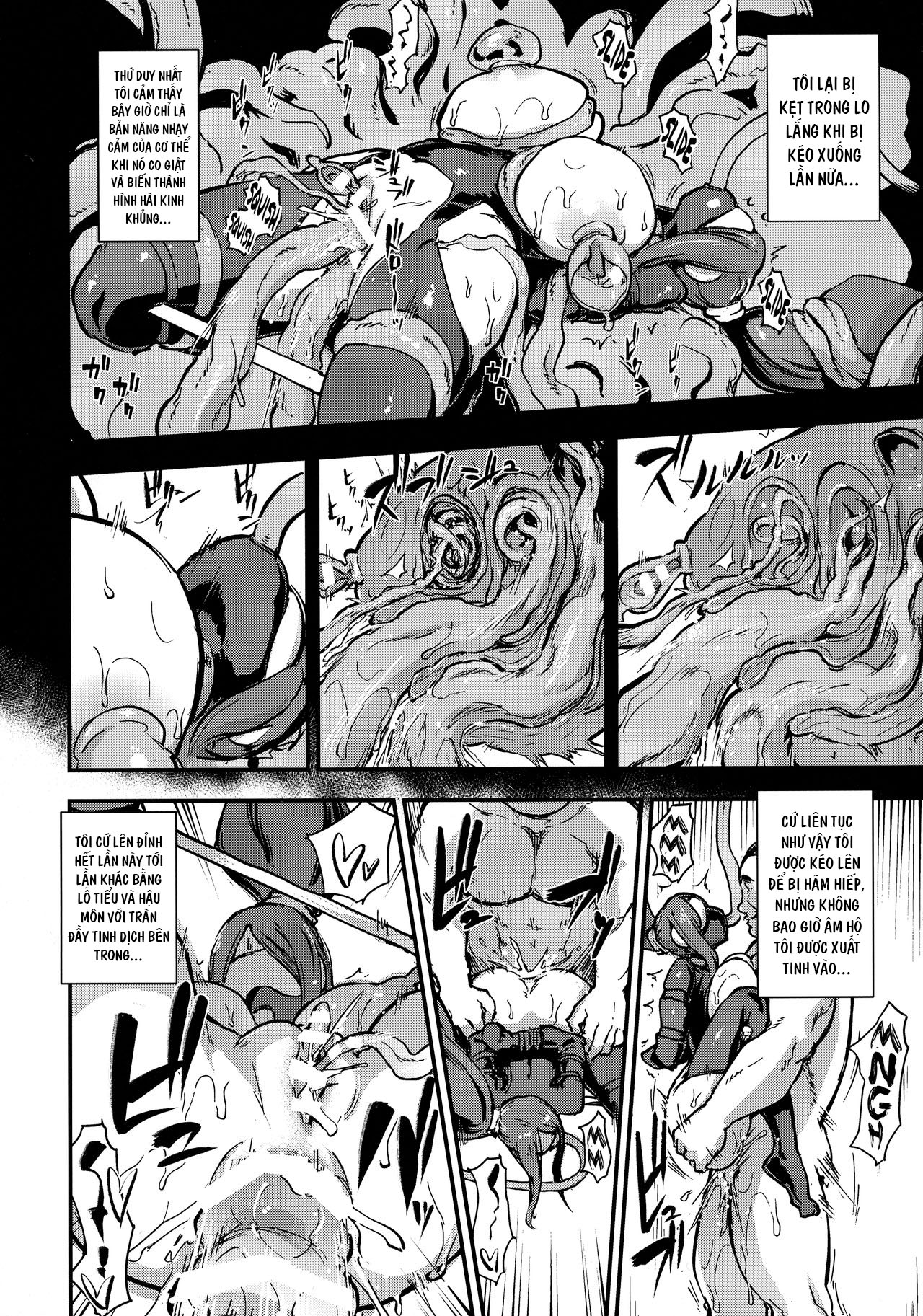 Đọc truyện hentai Majuu Teikoku Hishi Chuu Otto no Tame ni Kairaku Goumon ni Taeru Boukoku no Ouhi 2 - Oneshot