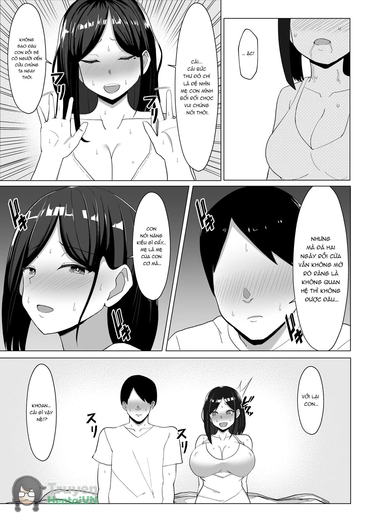 Đọc truyện hentai Kaa-chan to Sex Shinai to Derarenai Heya ~Kuchiurusai Haha to Hankouki no Ore~ - Oneshot