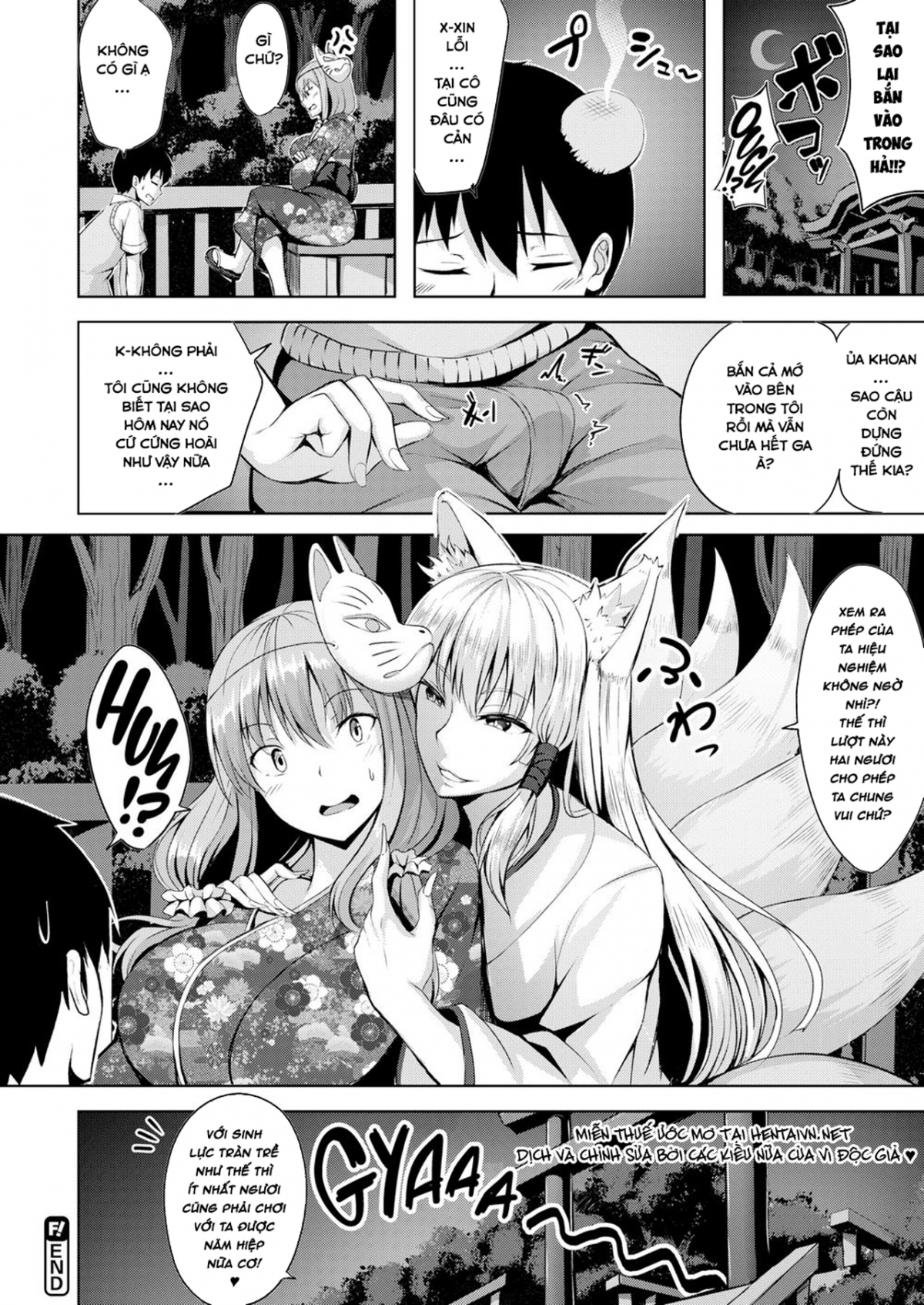 Đọc truyện hentai Đụ Thư Thái Với Em Ghệ Bị Cáo Thành Tinh Nhập! - Oneshot