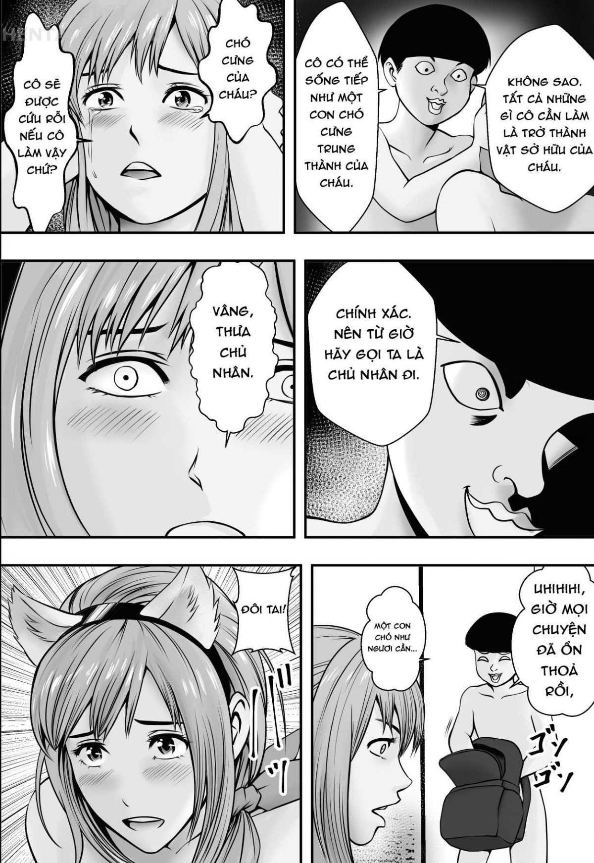 Đọc truyện hentai Mẹ thành chó, con gái thành chậu hoa. - Oneshot