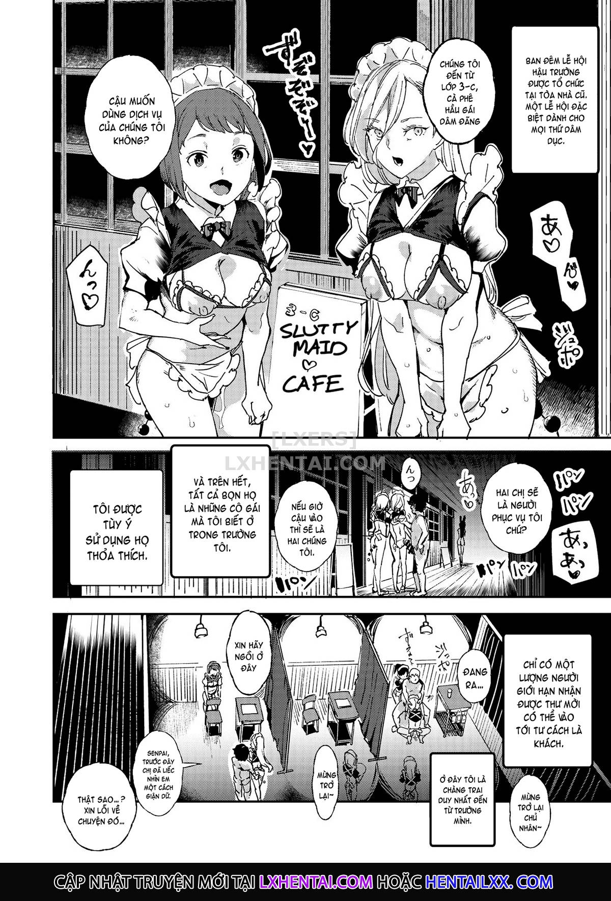 Đọc truyện hentai The Old School Building's Backstage Festival - Chap 3 - Sunday Edition: All Of You Will Be My Meat Urinals Forever