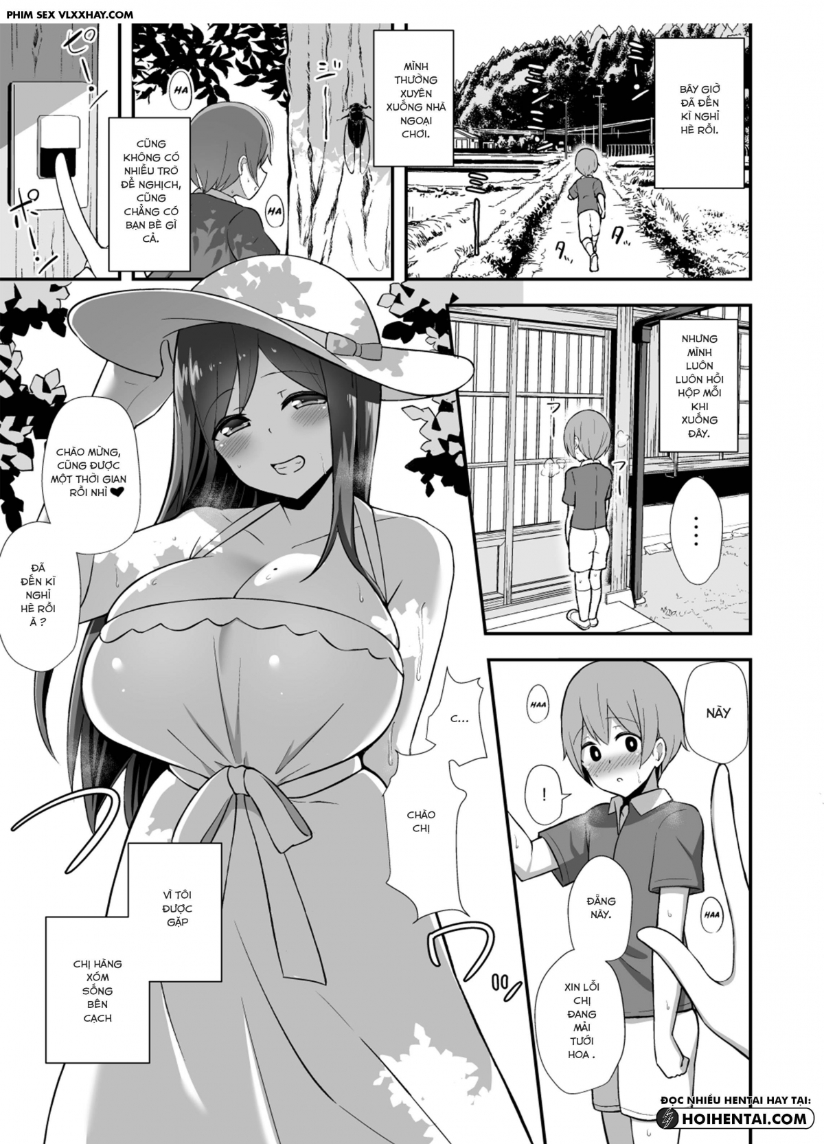 Đọc truyện hentai Shiro OnePi Onee-San To Babubabu Inaka Ecchi - Oneshot