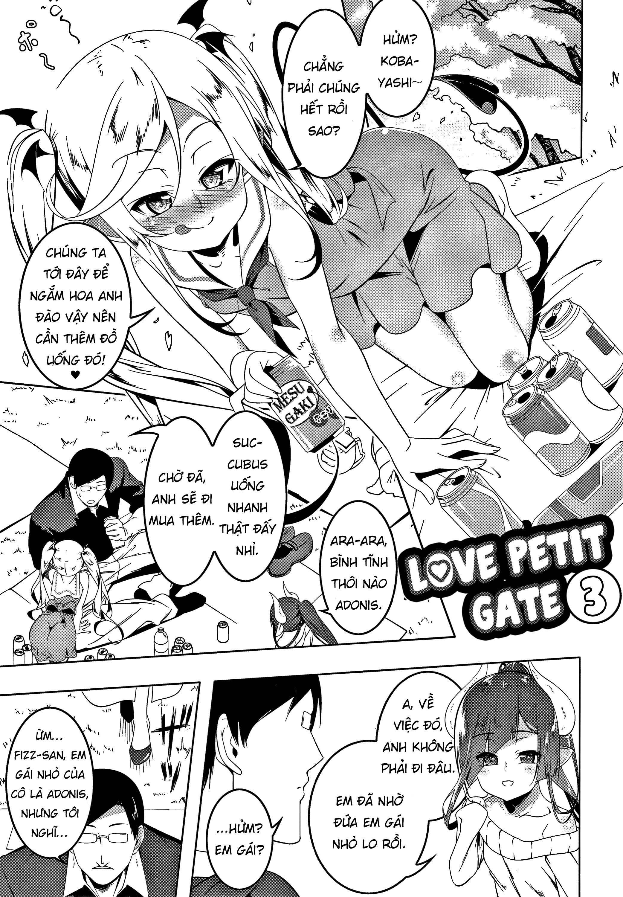 Đọc truyện hentai nhà có 5 nàng succubus - Chap 3