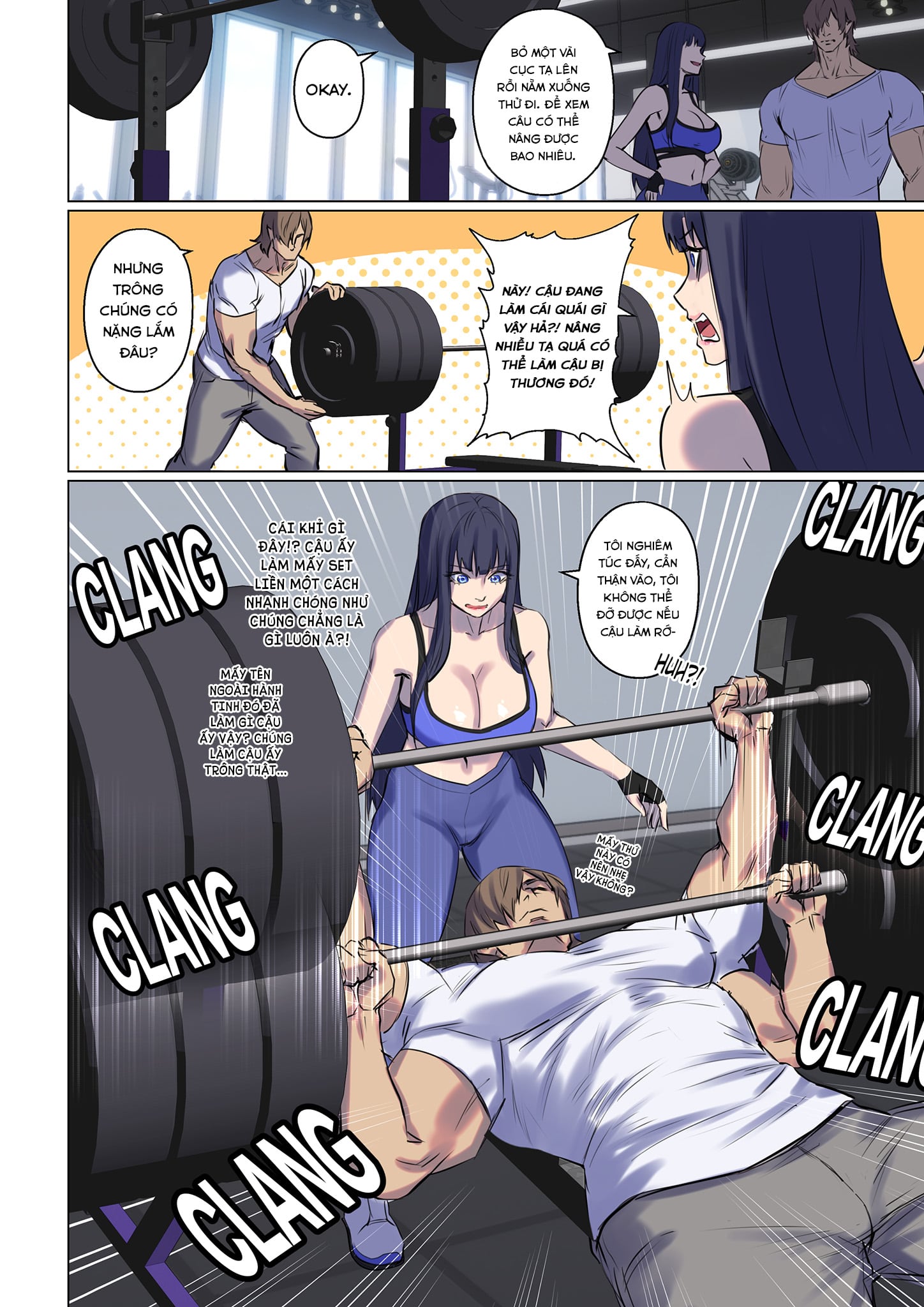 Đọc truyện hentai Bắt cóc người ngoài hành tinh - Chap 3 - Phòng gym