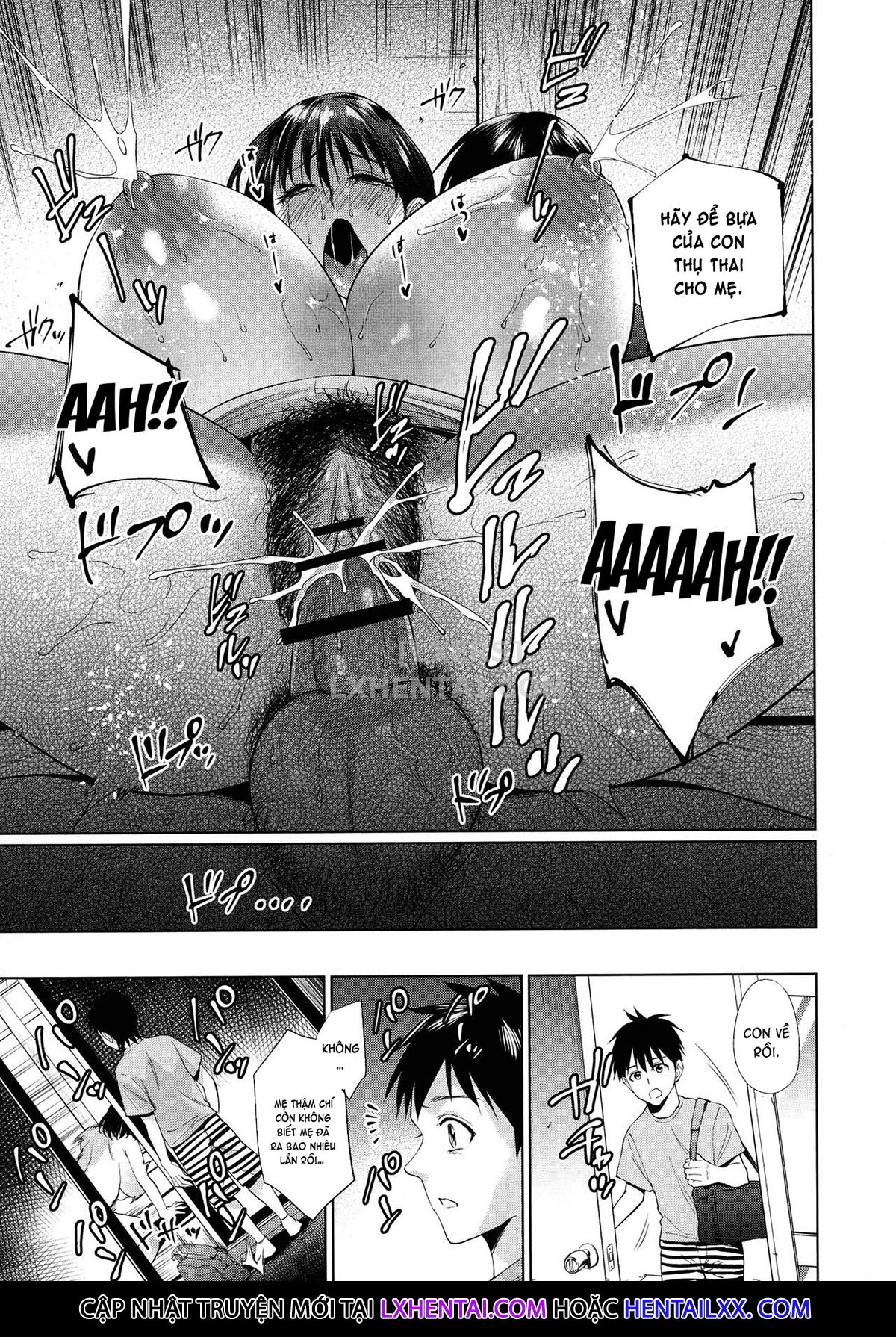 Đọc truyện hentai The Day I Connected With Mom - Chap 4