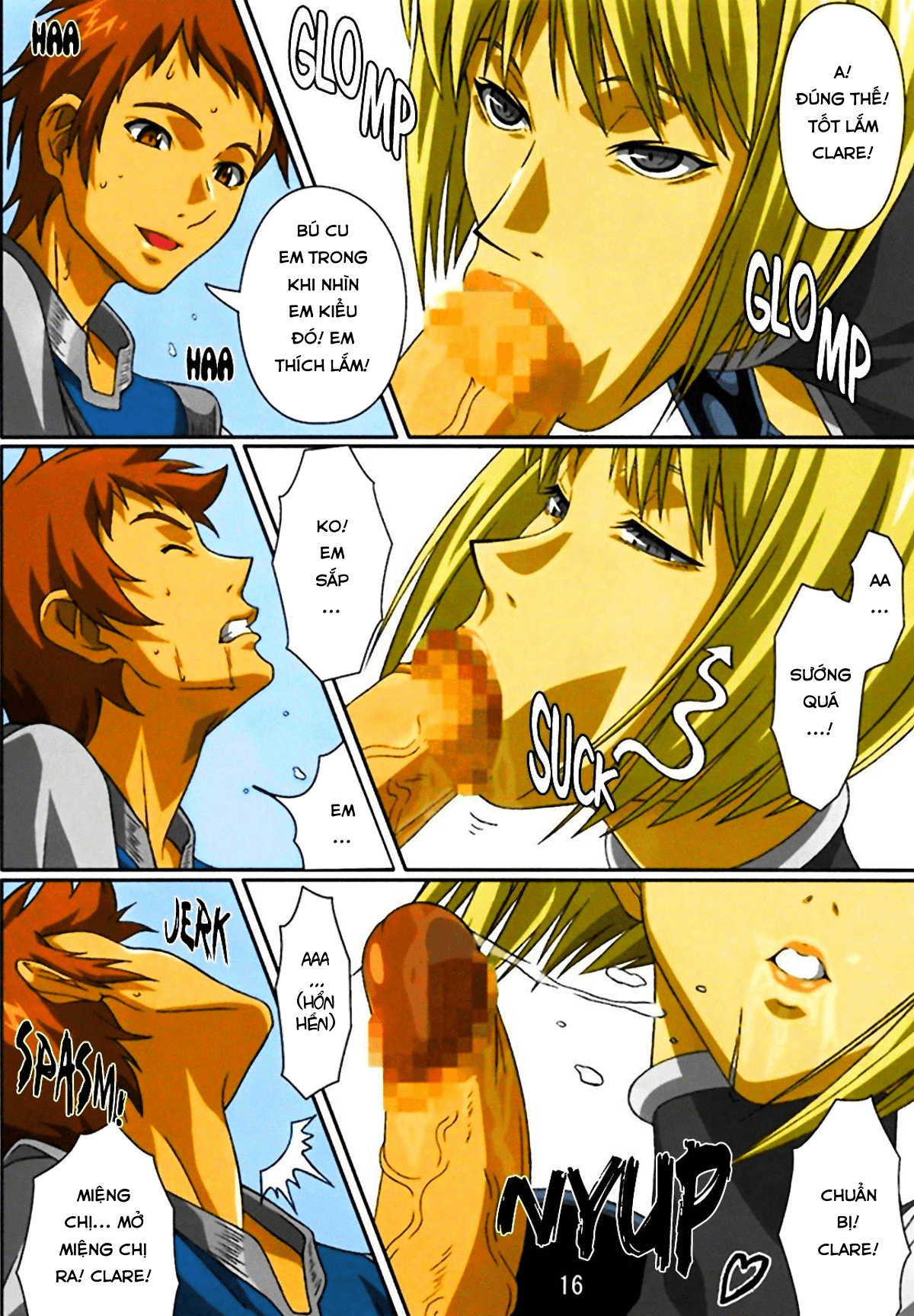 Đọc truyện hentai Industrial (Claymore) - Oneshot