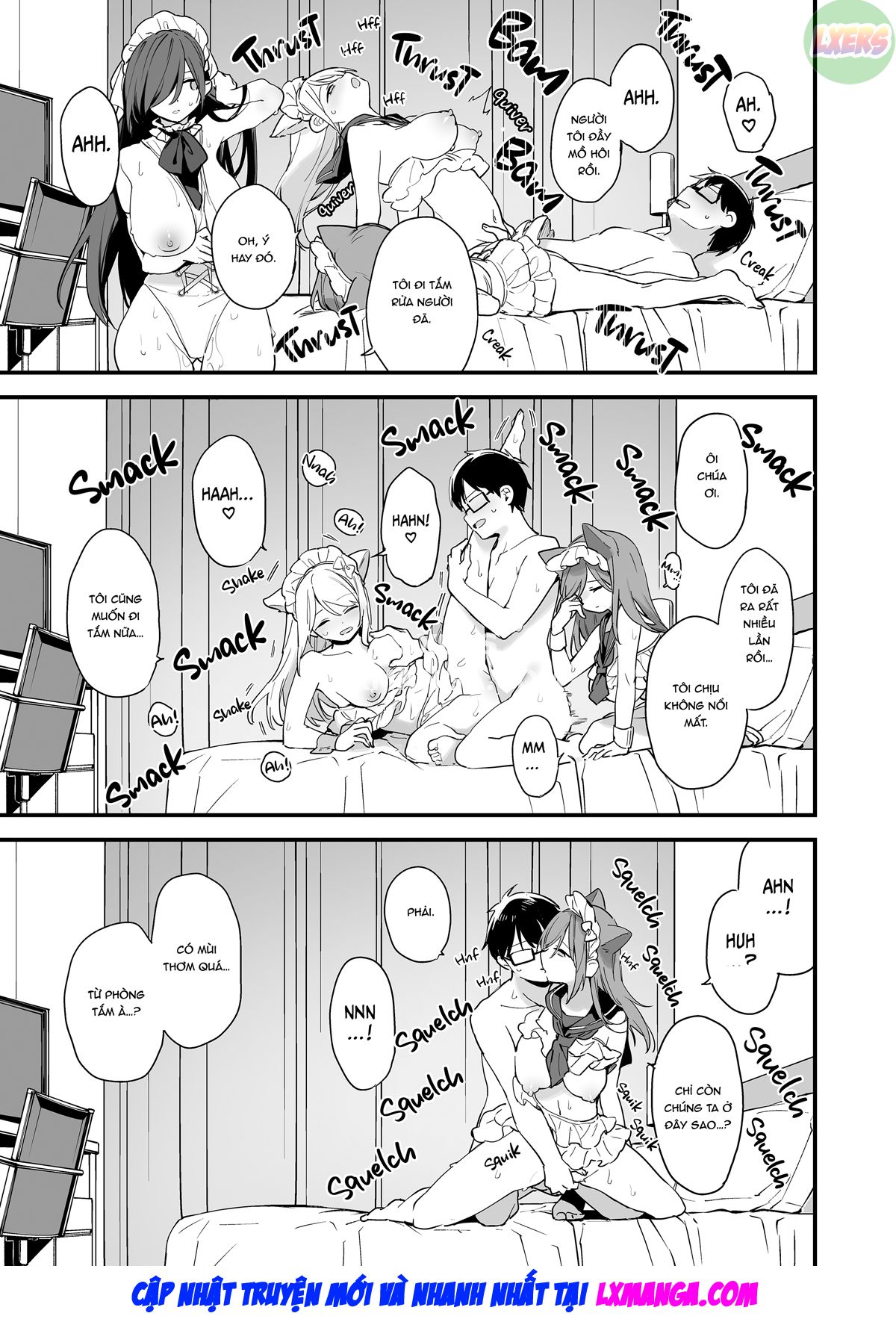 Đọc truyện hentai Quy ước 2 cô gái hầu nữ - Oneshot