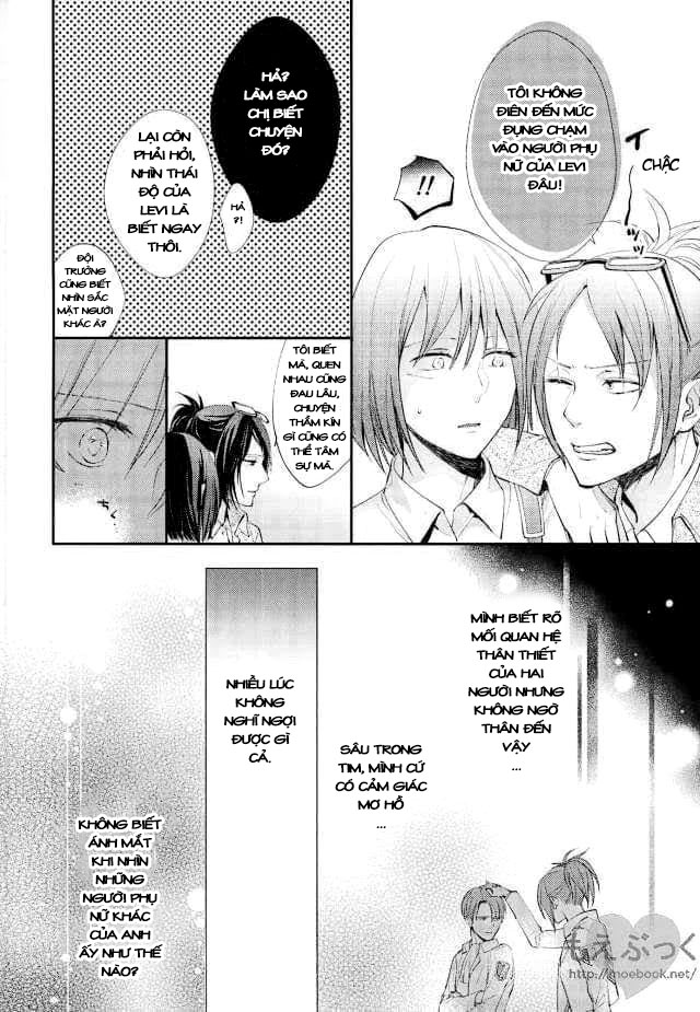 Đọc truyện hentai Chẳng thể đợi chờ (Shingeki no Kyojin) - Oneshot