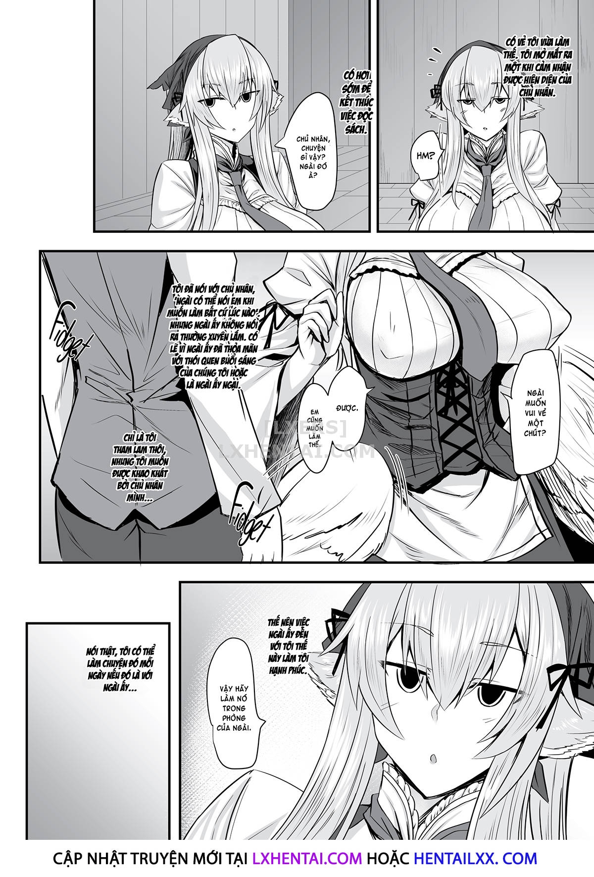 Đọc truyện hentai Feathery Maid Miss Yachiyo - Oneshot