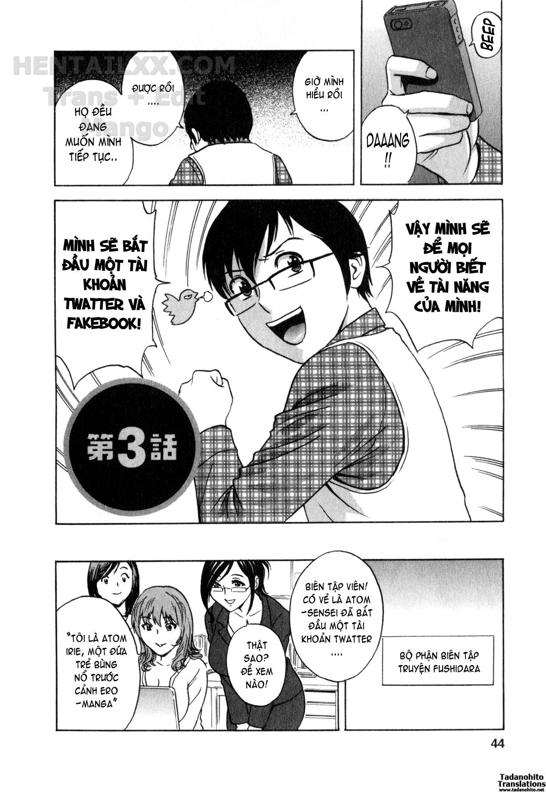 Đọc truyện hentai Life With Married Women Just Like A Manga - Chap 22