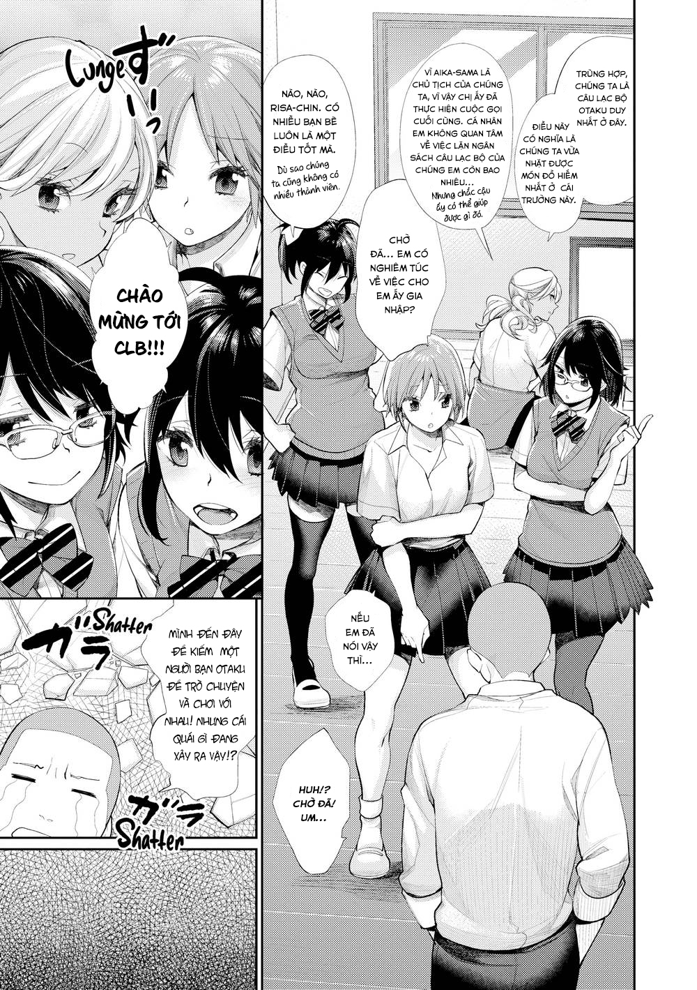 Đọc truyện hentai Lạc và CLB của những coi gái Otaku - Chap 1