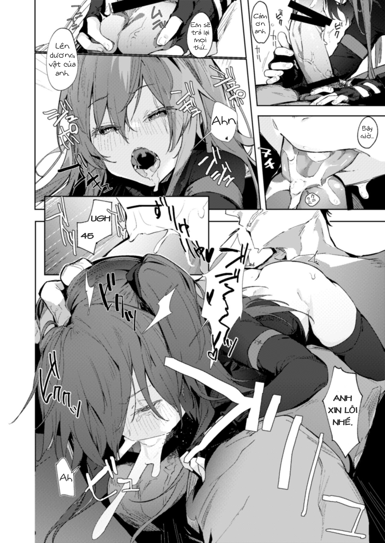 Đọc truyện hentai Amae Amayakashi Amayakasare (Girls' Frontline) - Oneshot