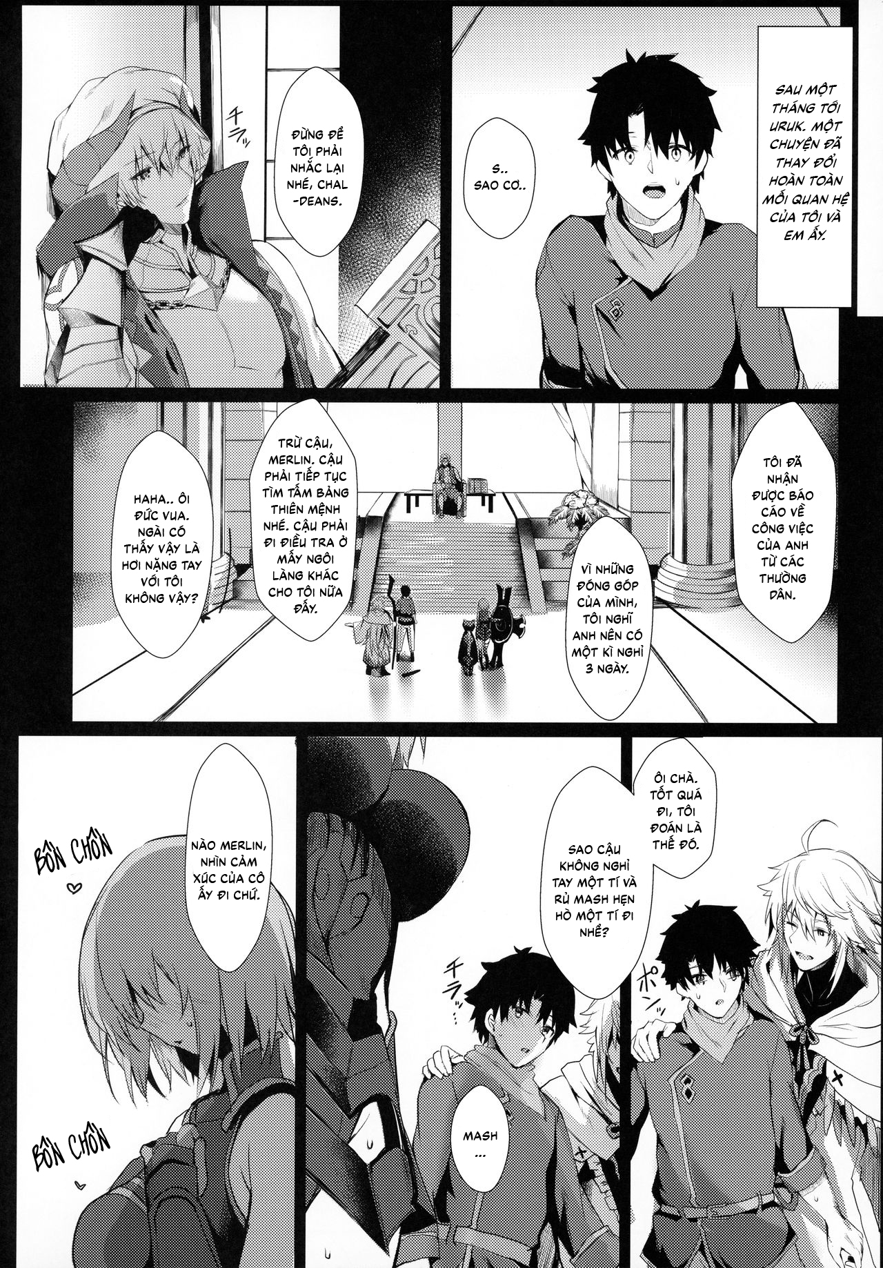 Đọc truyện hentai [Fate] Hoạt Động Bí Mật Cùng Mash - Oneshot