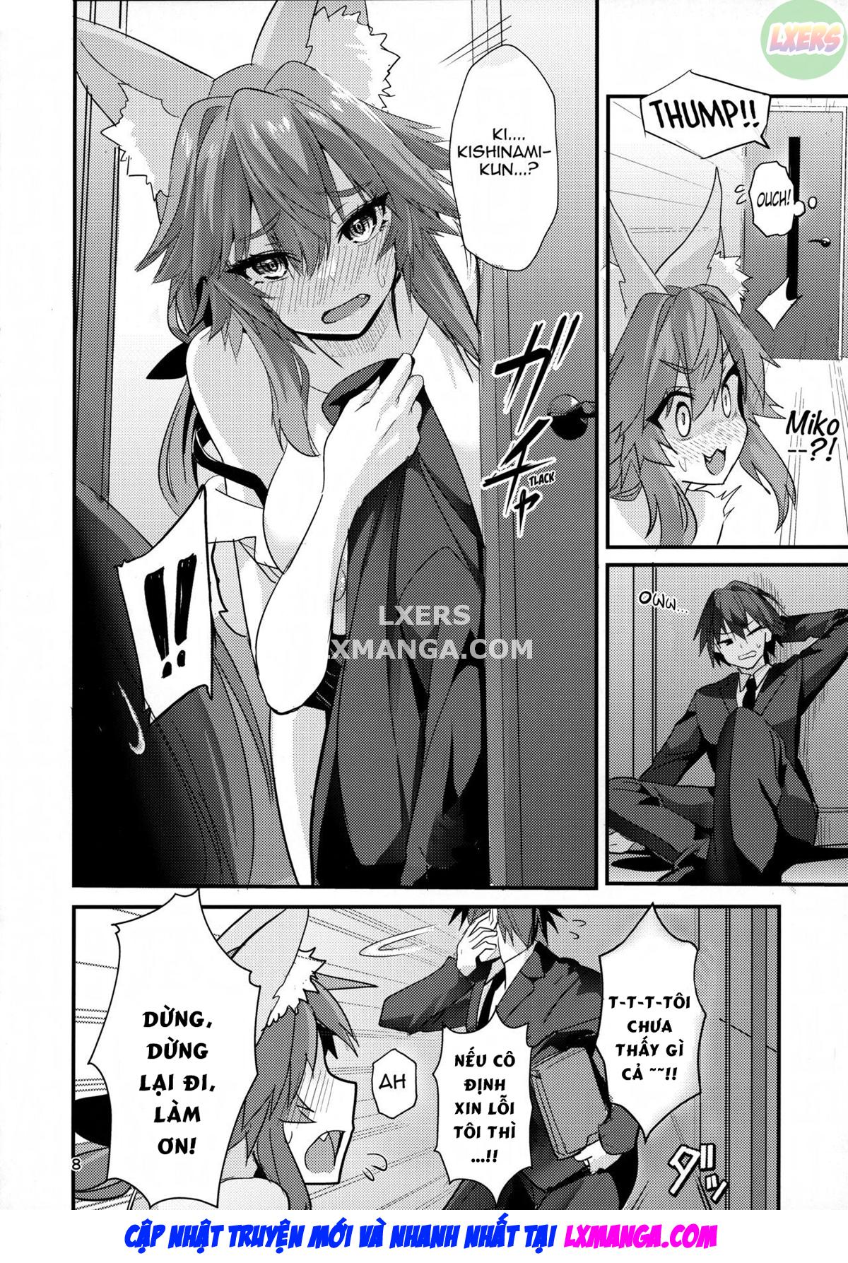 Đọc truyện hentai Nhân viên văn phòng Senpai Tamamo - Oneshot