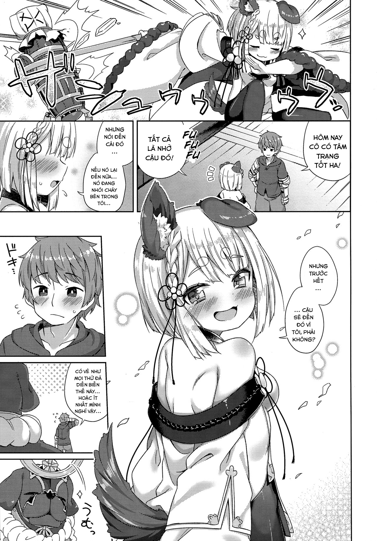 Đọc truyện hentai Inugami-sama wa Dokidoki ga Tomaranai!! - Oneshot