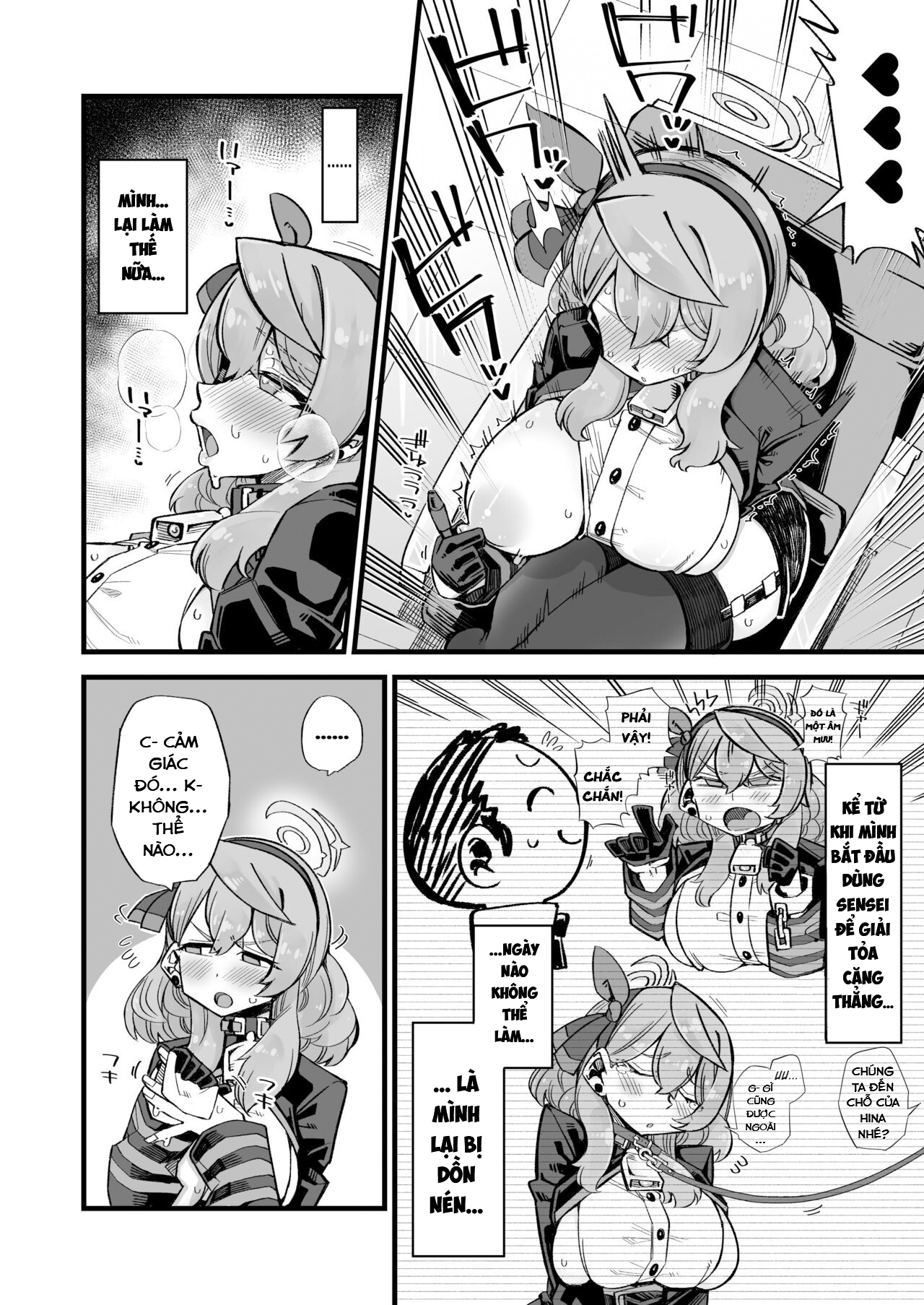 Đọc truyện hentai Ako giải tỏa căng thẳng Blue Archive - Oneshot