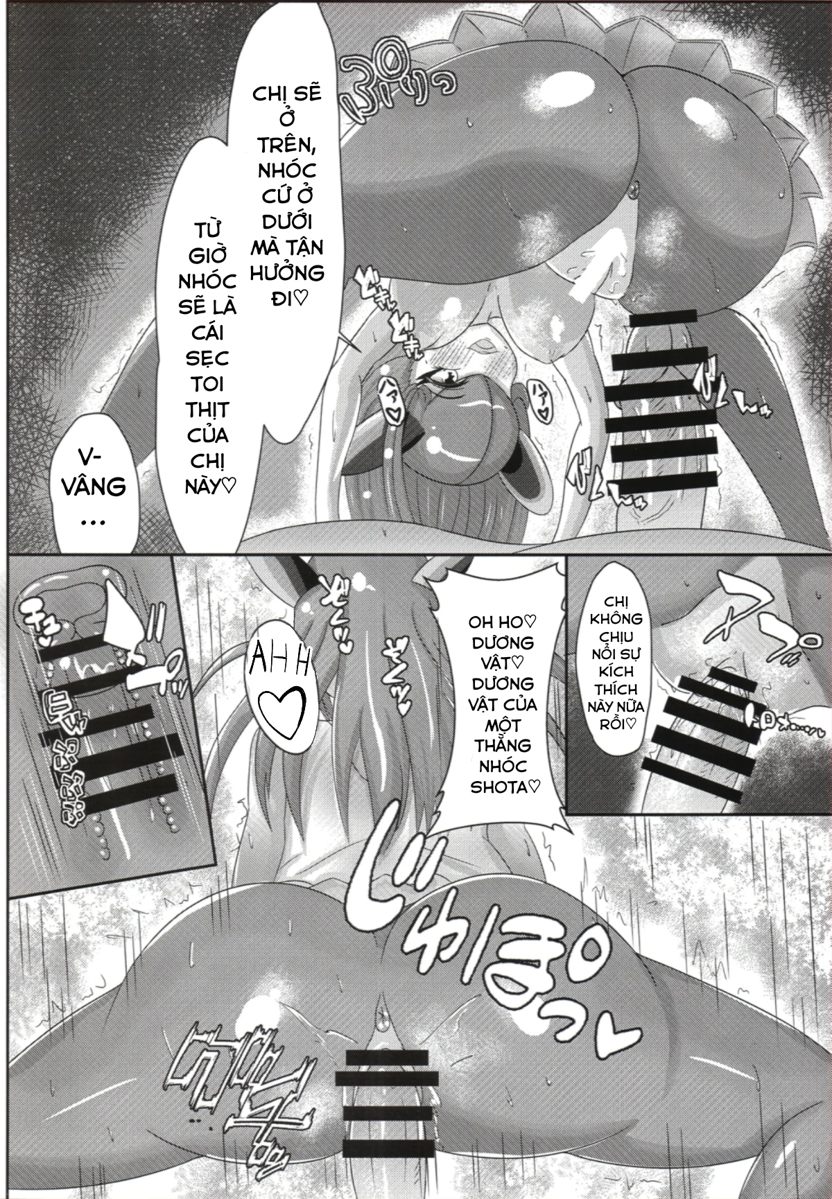 Đọc truyện hentai Tiến lên nào chị em siêu năng lực - Oneshot