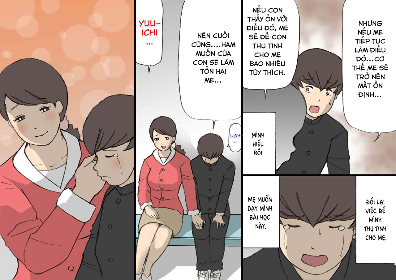 Đọc truyện hentai Okaa-san wa Homete Nobasu Kyouiku Houshin - Chap 2 + 3: End.