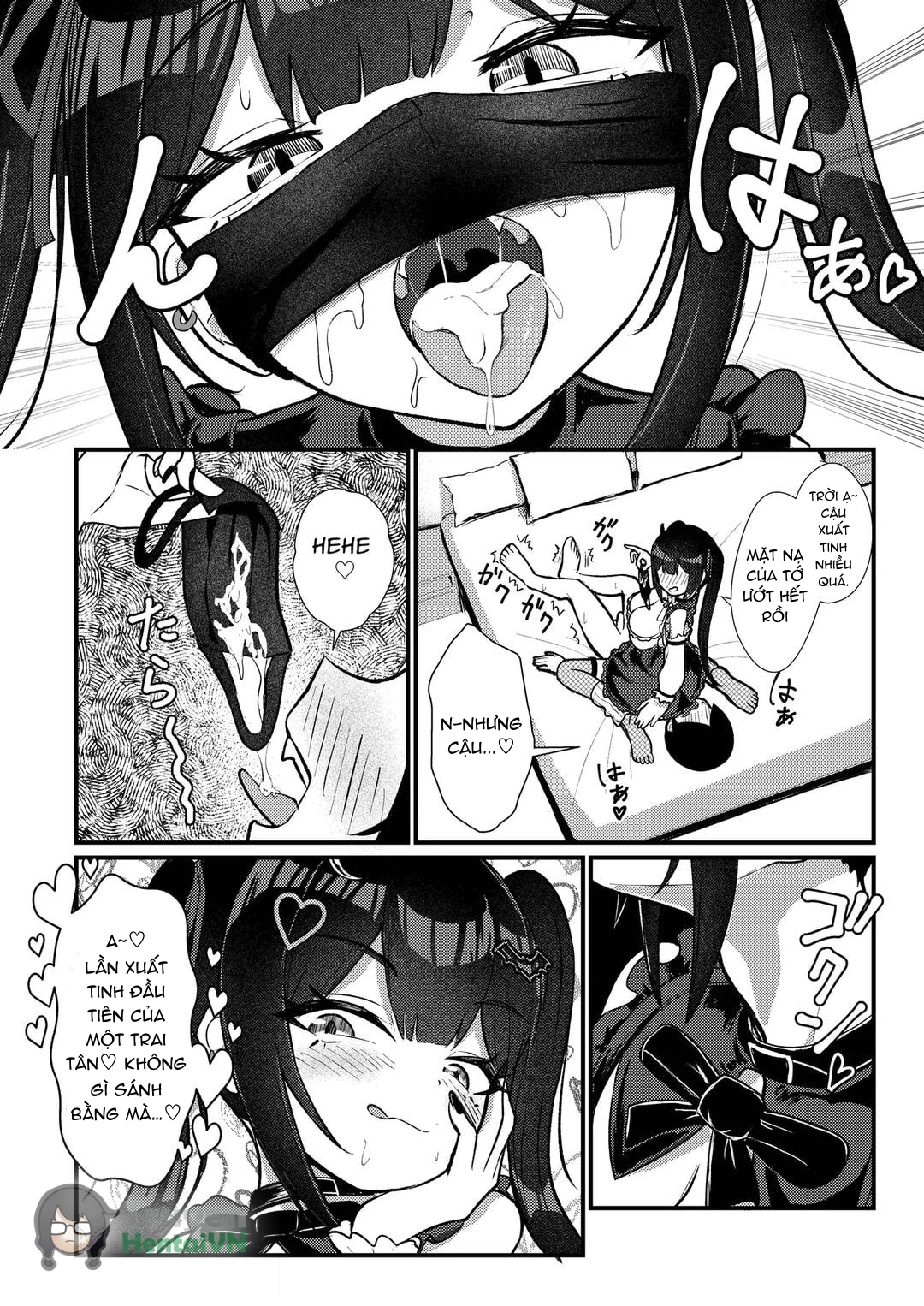 Đọc truyện hentai Hinekure Doutei ga Off-kai Ittara Succubus ni Ochinchin Propose Shichatta Hanashi - Oneshot