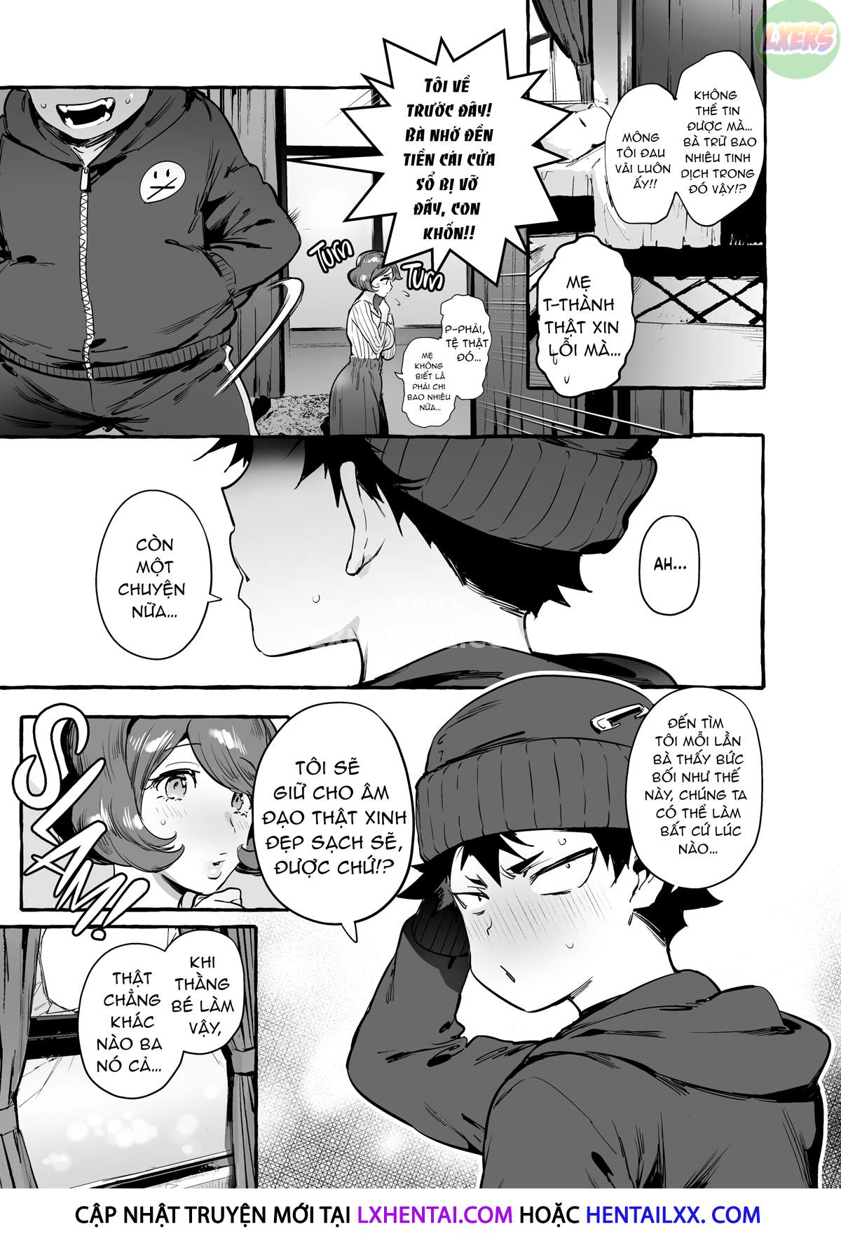 Đọc truyện hentai Omae No Kaa-Chan Kyokondashi Sourou!! - Oneshot