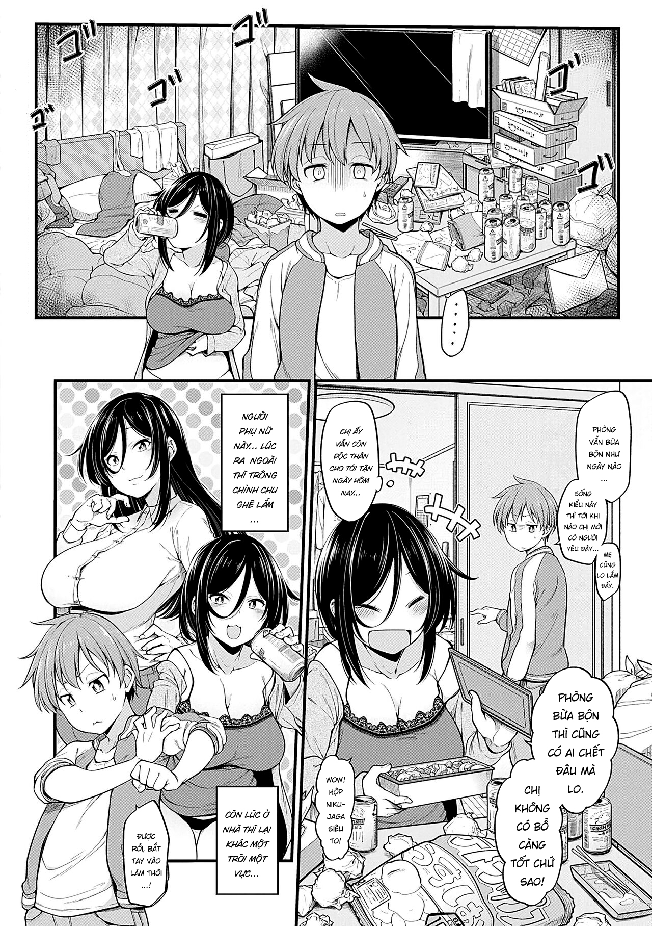 Đọc truyện hentai Bà chị nát rượu - Oneshot