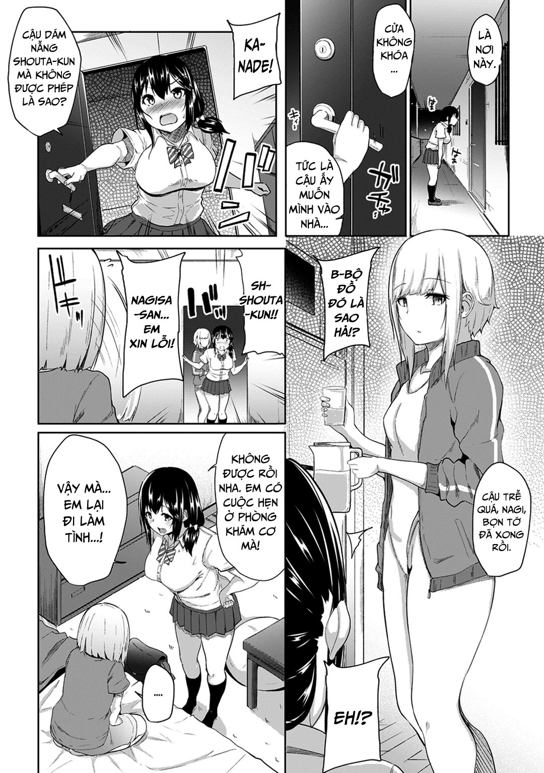 Đọc truyện hentai Tôi ấn nhầm huyệt làm em ấy cứng ngắc!? Bị mát xa ngược lại bằng cặc em ấy! - Chap 6 - Cậu dám nẫng tay trên à?