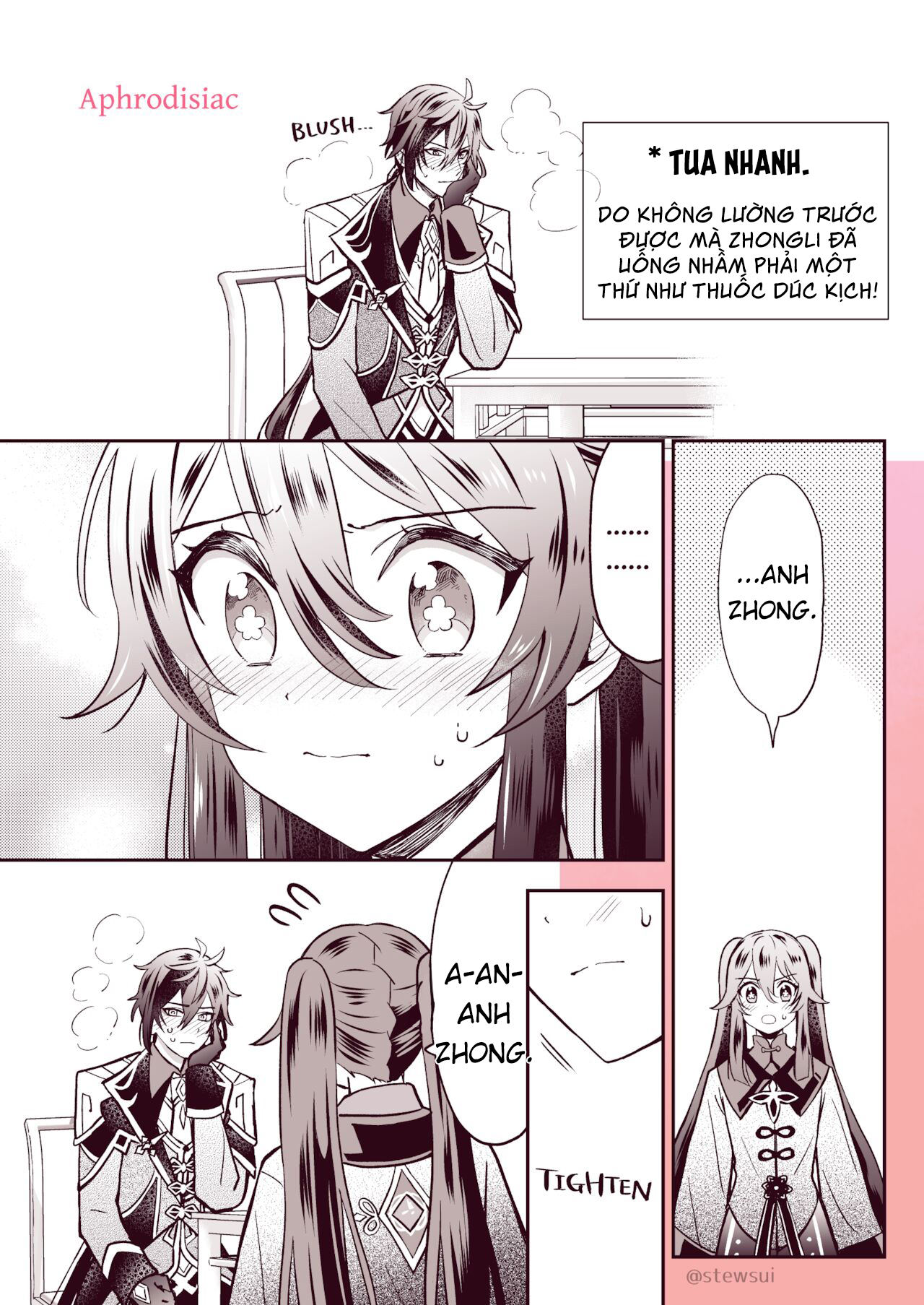 Đọc truyện hentai Zhongli x Hu Tao love story - Oneshot