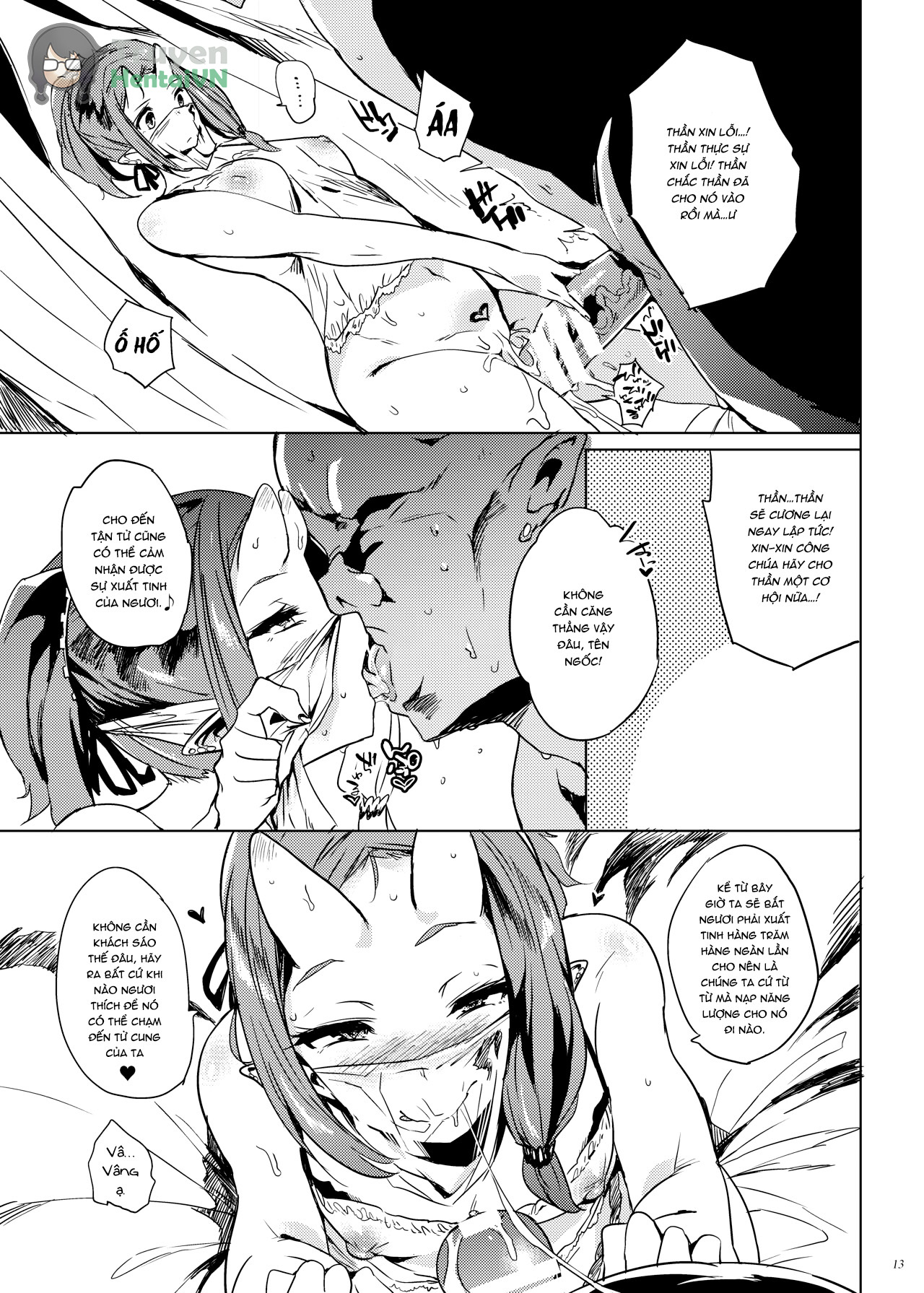 Đọc truyện hentai Orc no Ohime-sama wa Ranshi ga Tsuyosugiru - Oneshot
