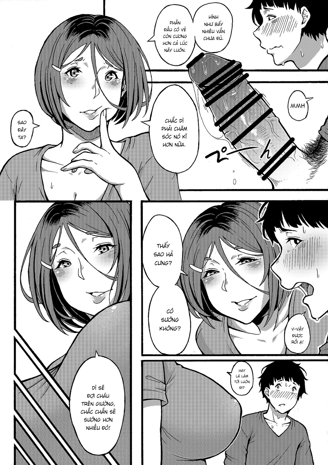 Đọc truyện hentai Có muốn làm mấy chuyện hư hỏng với dì khum? - Oneshot