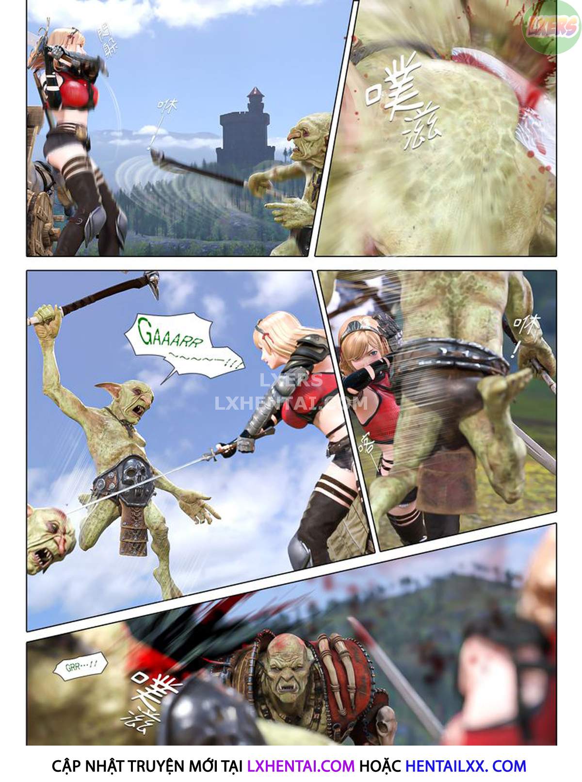 Đọc truyện hentai The Rose Fall Into Darkness - Chap 1