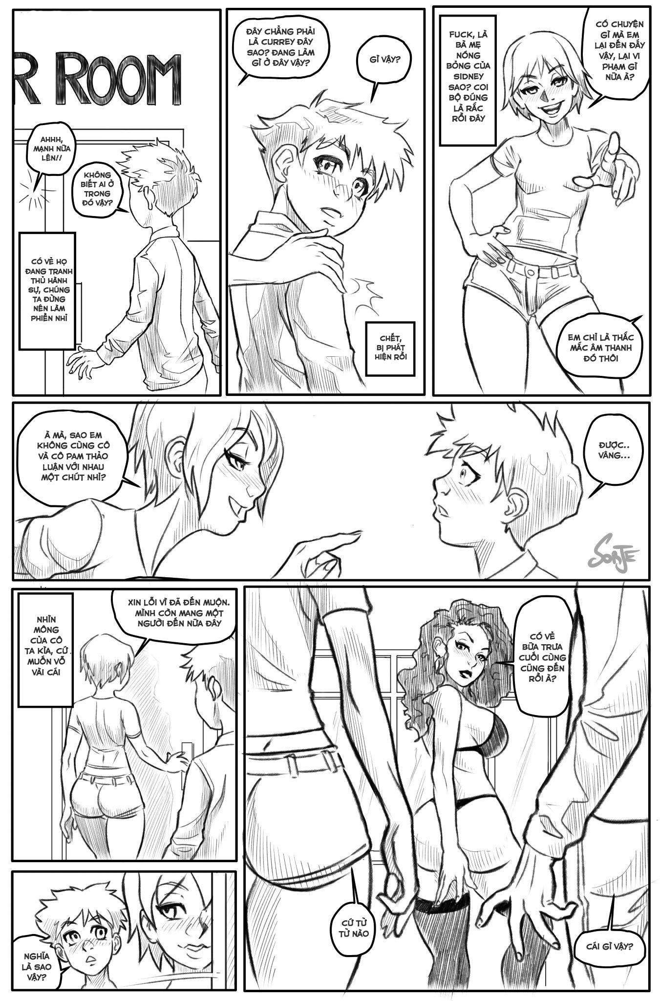 Đọc truyện hentai Sidney - Fast R&R High - Chap 2 (Tim, Pam, Kelly)
