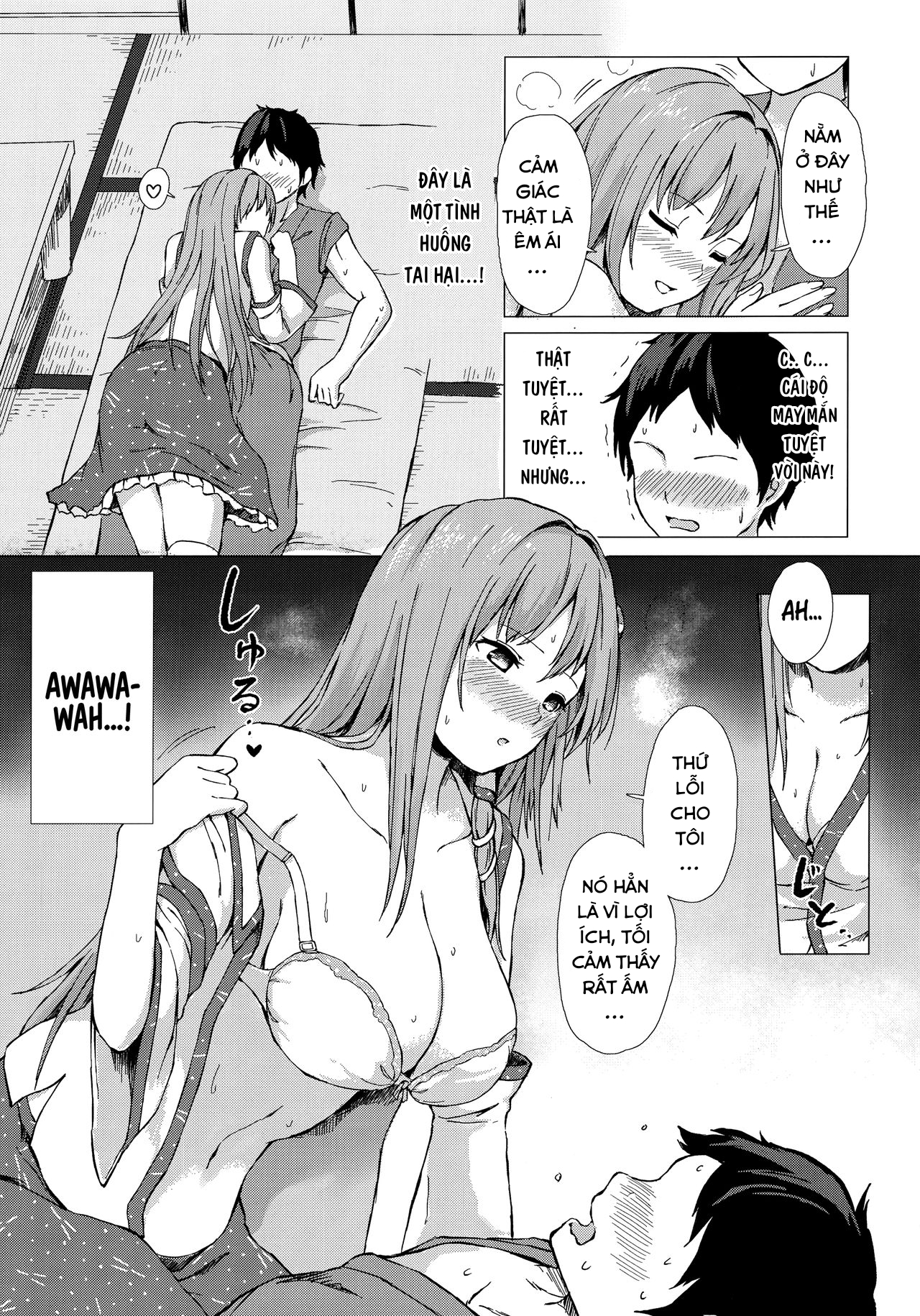 Đọc truyện hentai Đêm ngọt ngào với Sanae-san. - Oneshot