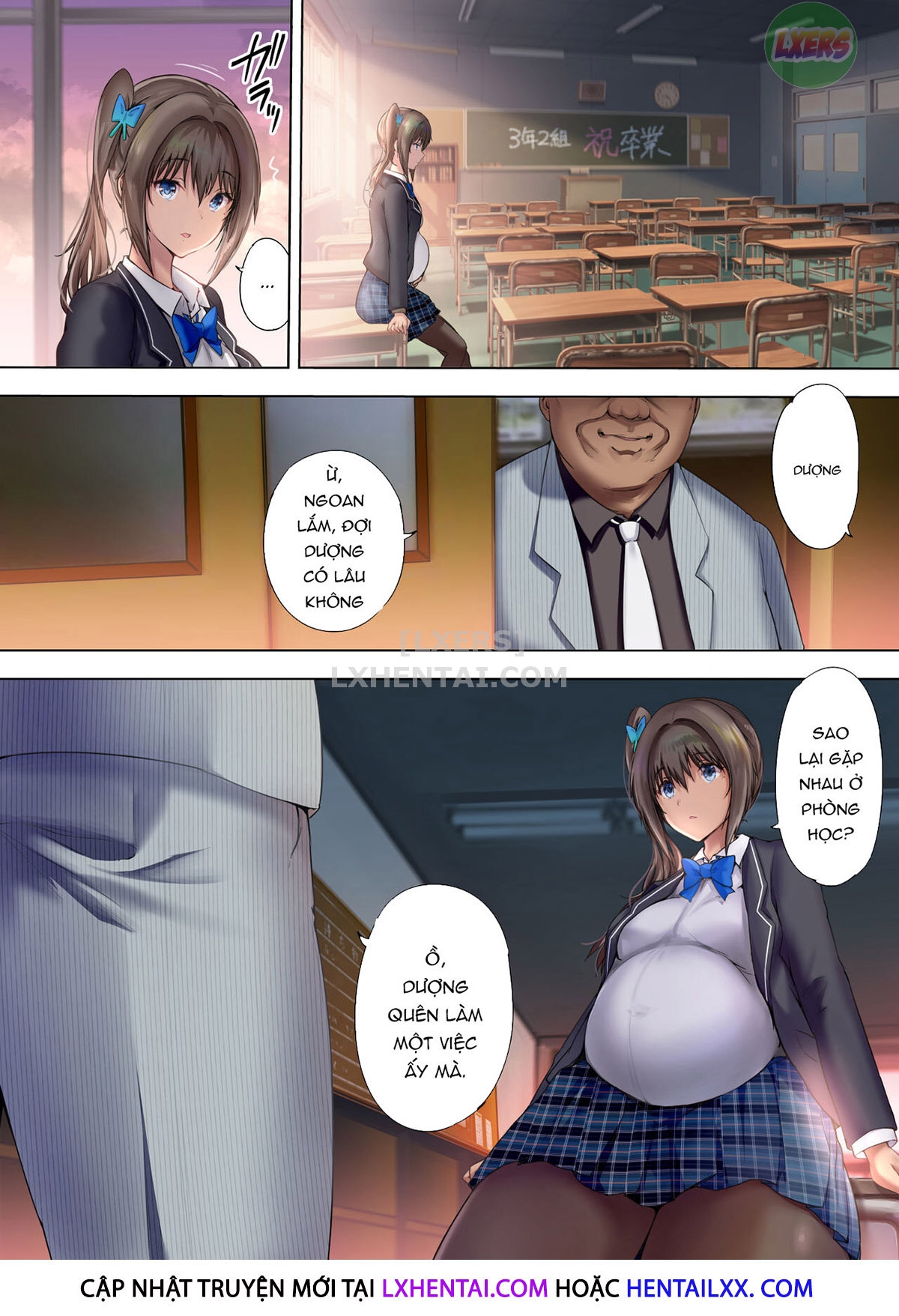Đọc truyện hentai Afterschool Substitute Wife ~A Stepfather Wants To Impregnate His Daughter~ - Chap 3 - [END]