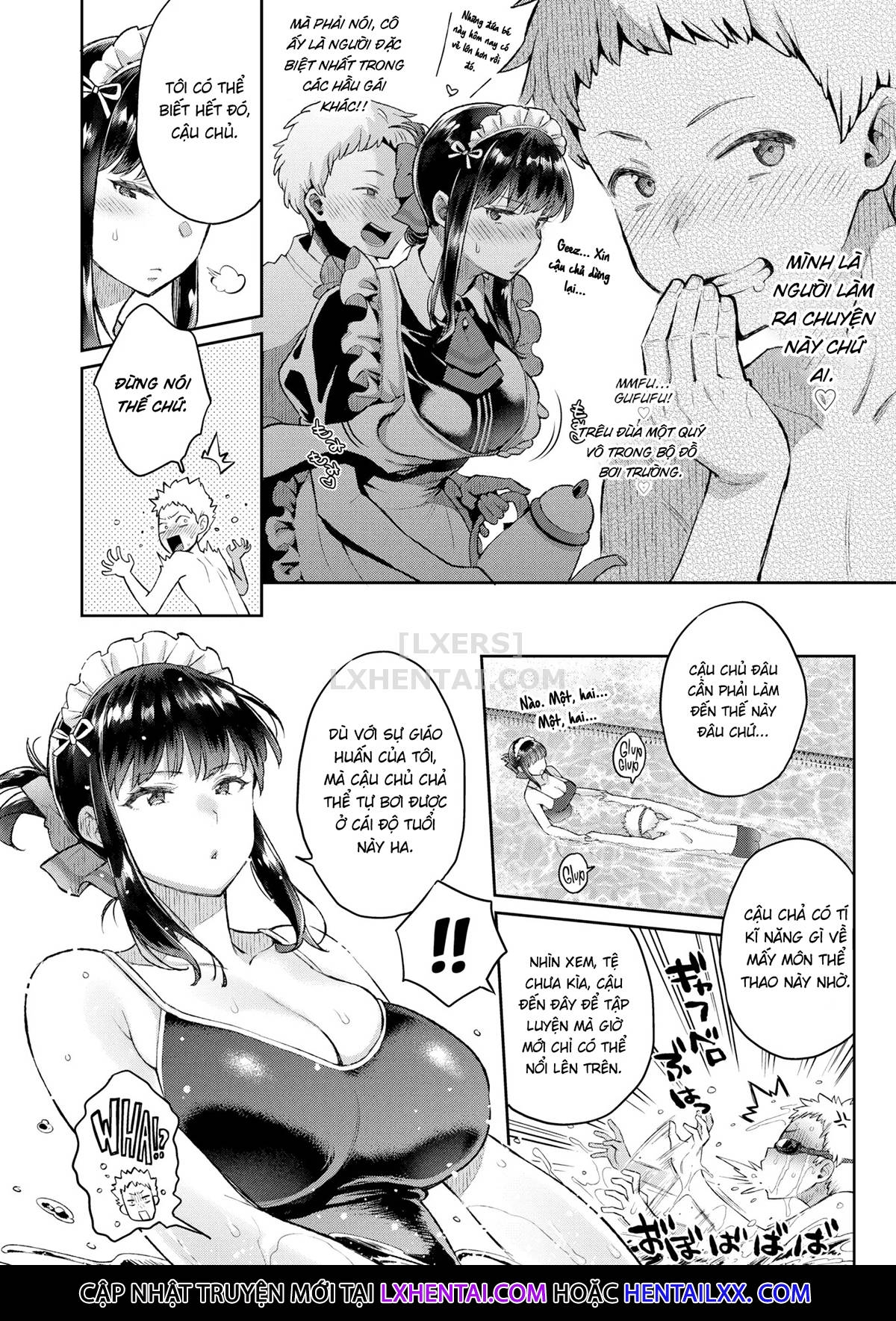 Đọc truyện hentai The Personal Feelings of the Saijouin Family's Maid - Oneshot