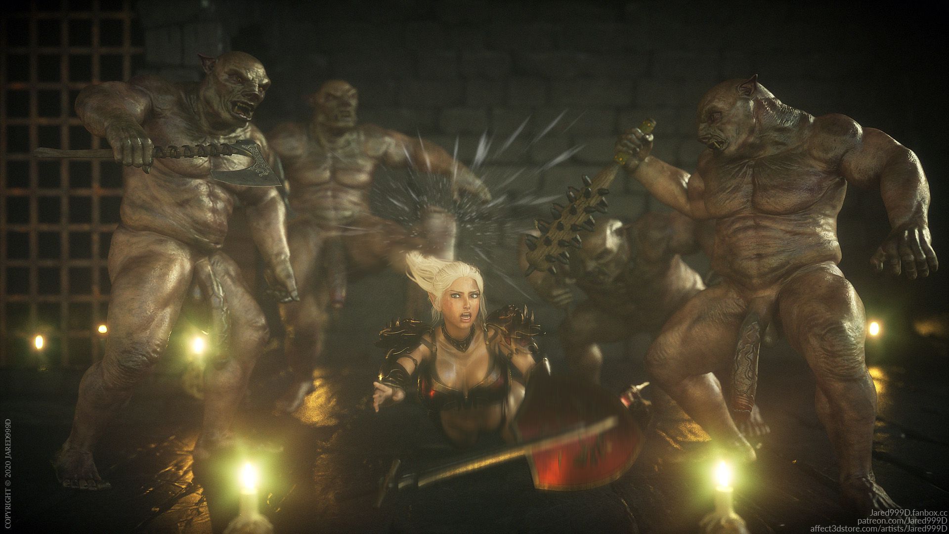 Đọc truyện hentai Elf Slave - Chapter 7: Double Trouble