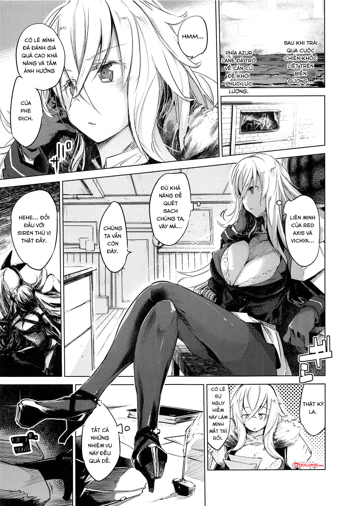 Đọc truyện hentai Yami ni Sasayaku Kanbi (Azur Lane) - Oneshot