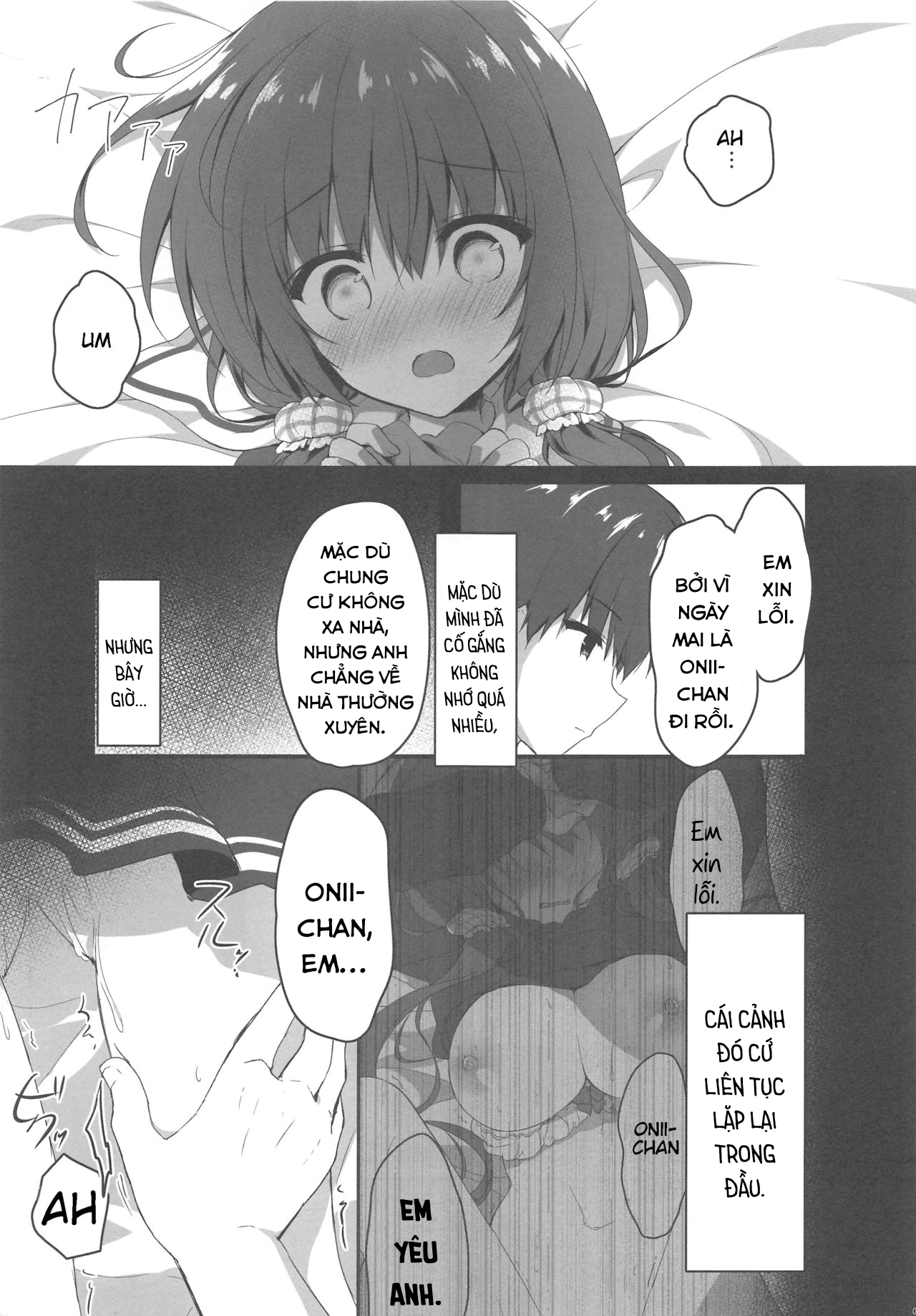Đọc truyện hentai Cho em ở bên Onii-chan có được không...? - Oneshot