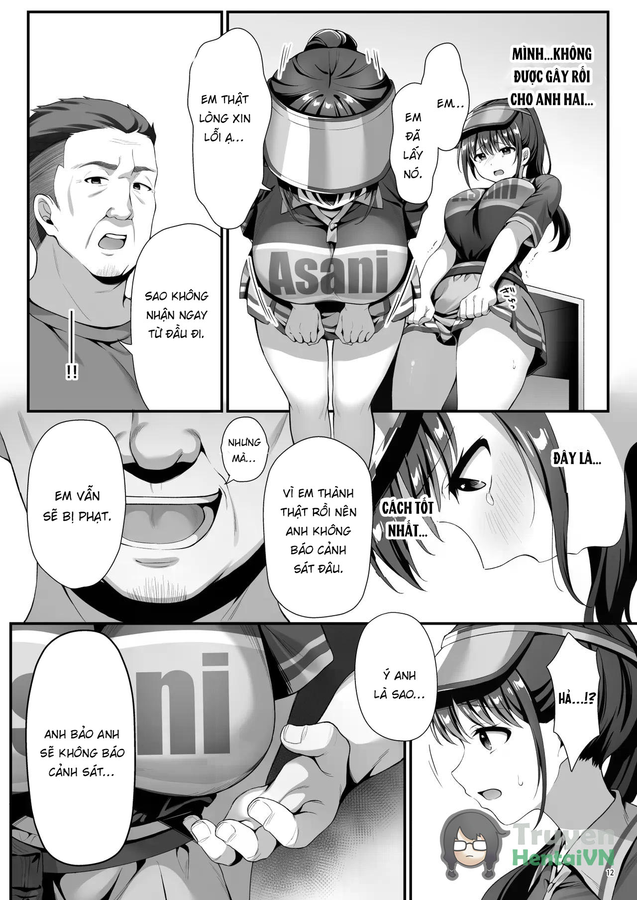 Đọc truyện hentai Watashi, Nusundemasen! Beer Garden no Uriko Baito ni Kita Dake Nanoni… - Oneshot